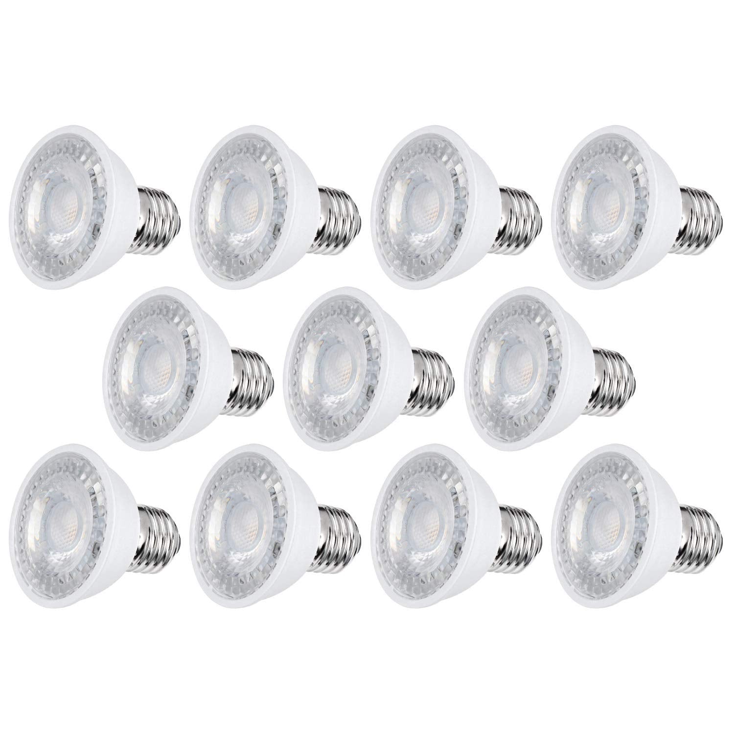Pack 10 Focos LED AKSI MR16 E27 7W Luz Cálida 3000K 480 lm Equivalente 55W - Carzamo.com