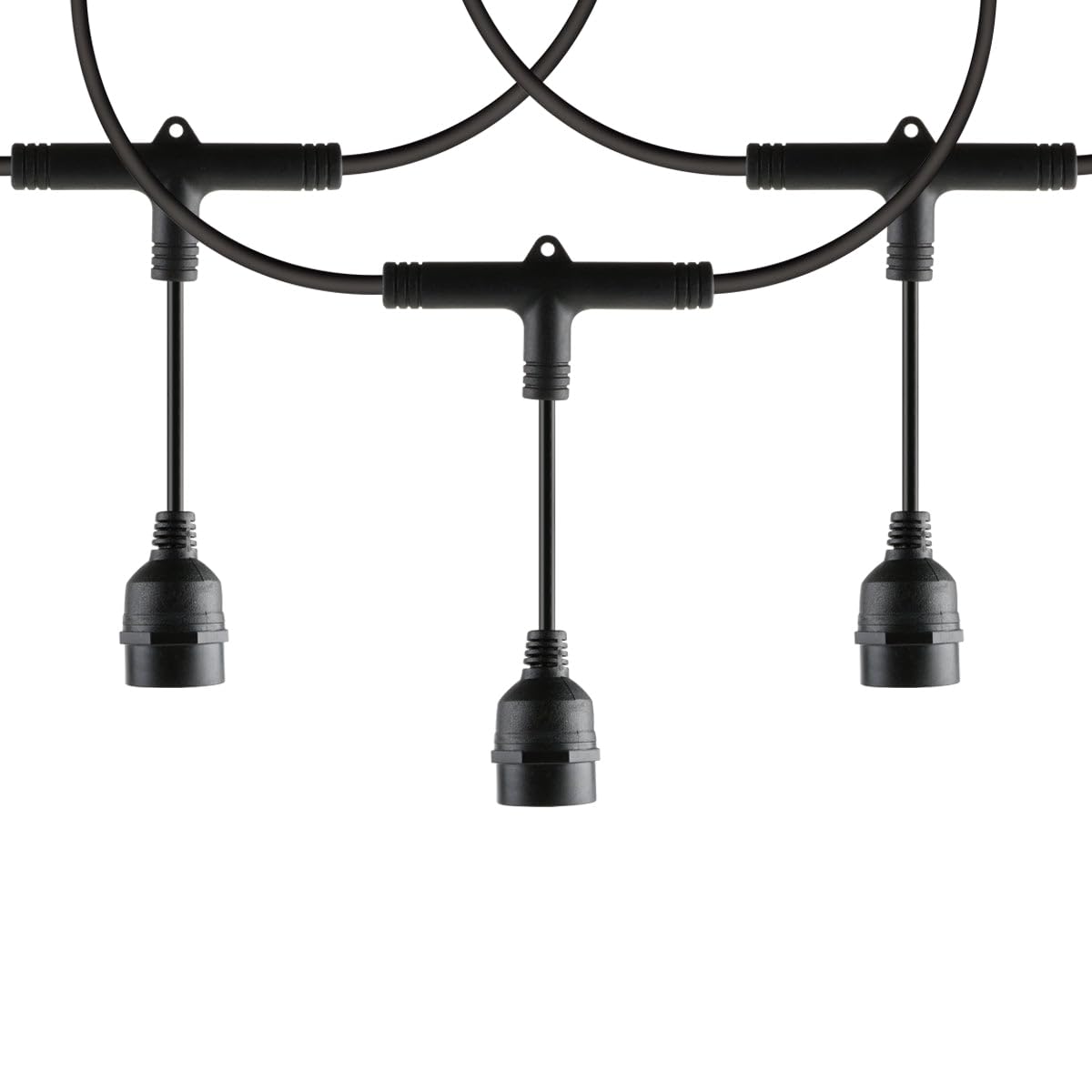 Serie de luces de 14.6 m con 24 soquets. No incluye focos Aksi 118274