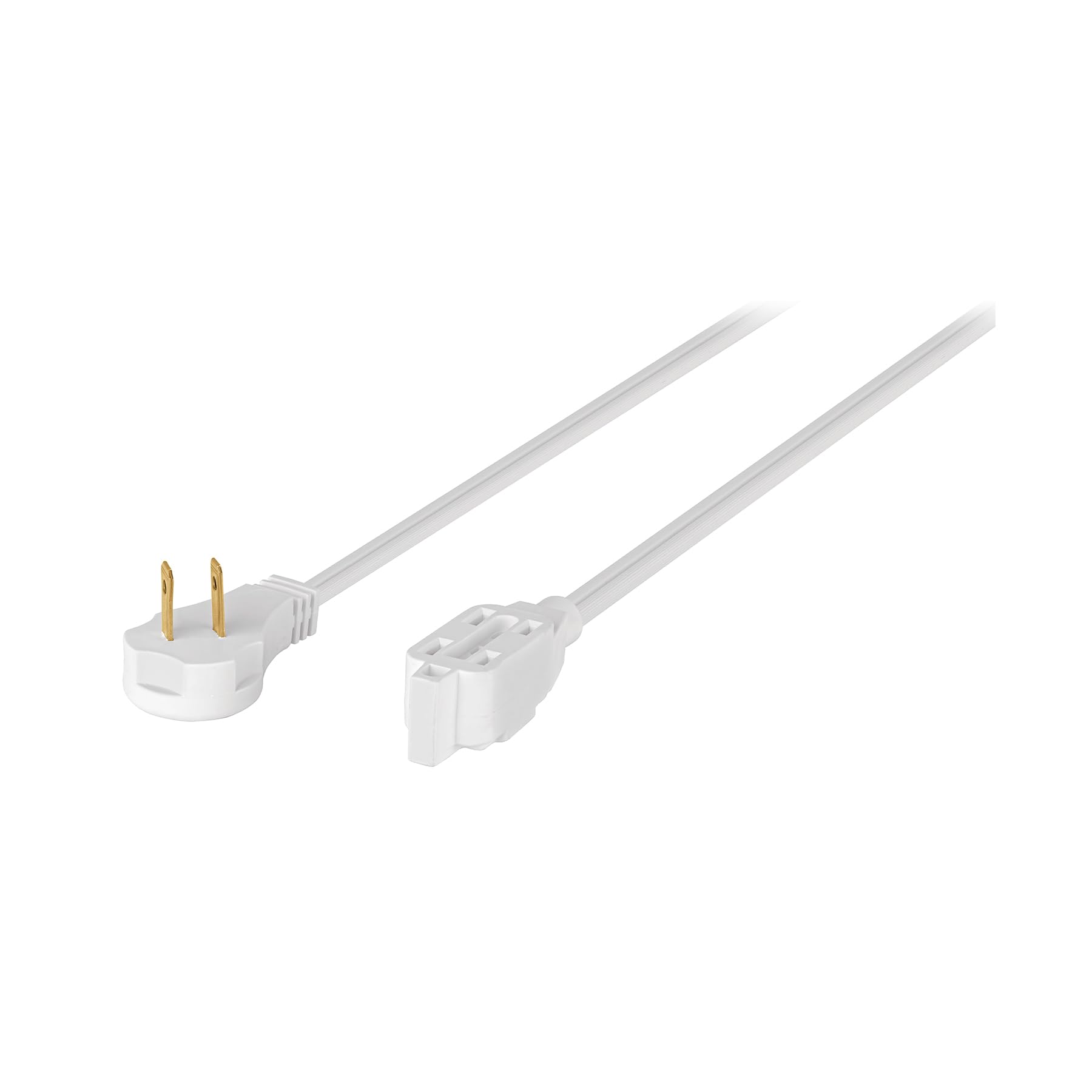 Volteck ED-3B, Extensión eléctrica doméstica, 3 m, blanca