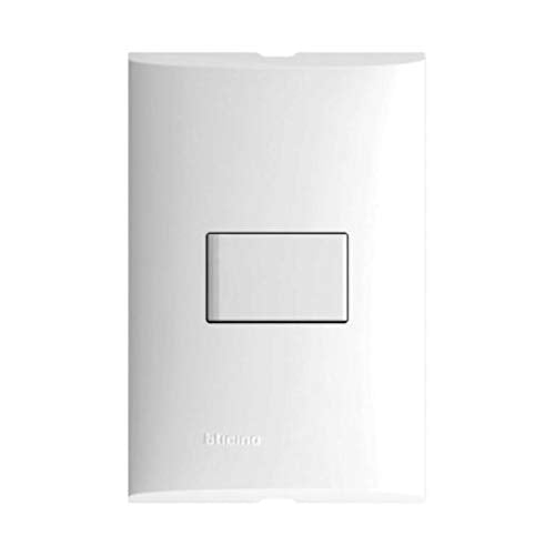 Placa armada Forza color Hueso con un Interruptor, 10 A. Modelo FZA511
