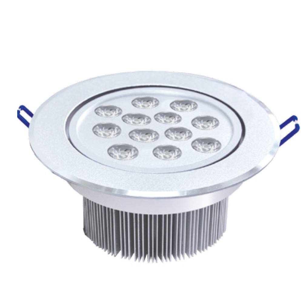 ADIR 1939-B Luminario Empotrable Dirigible de 12 W, color Blanco