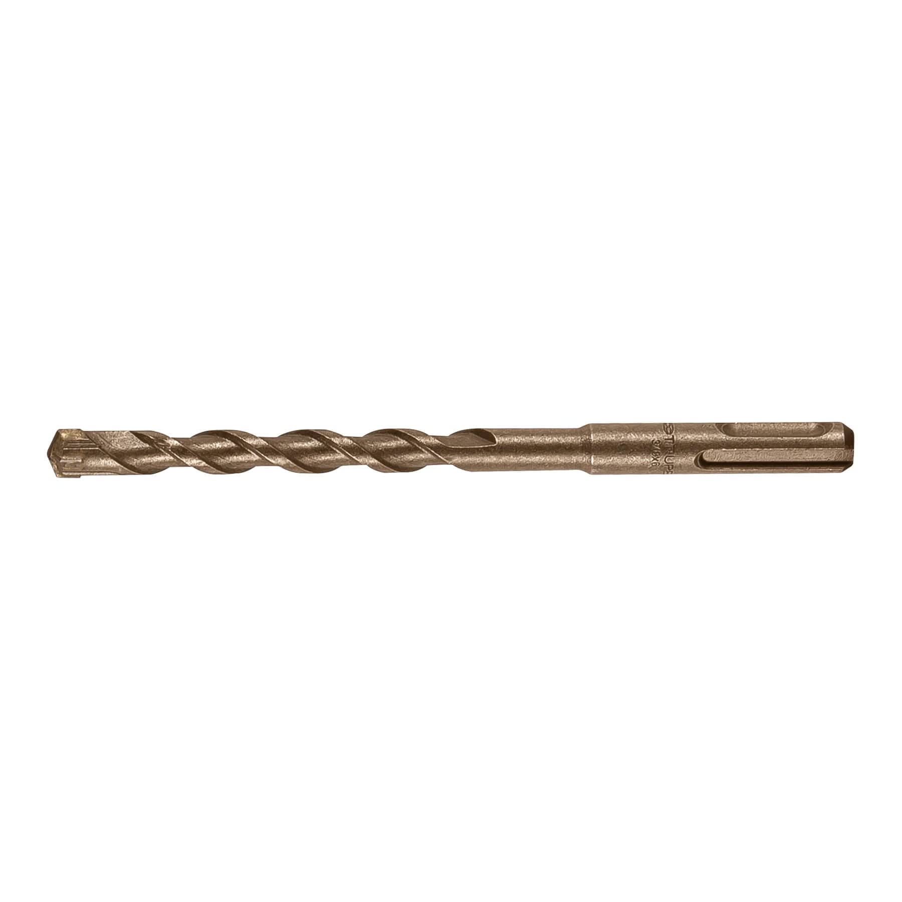 Truper BS-3/8X6, Broca para concreto con sistema directo de inserción (SDS Plus) 3/8″ x 6″