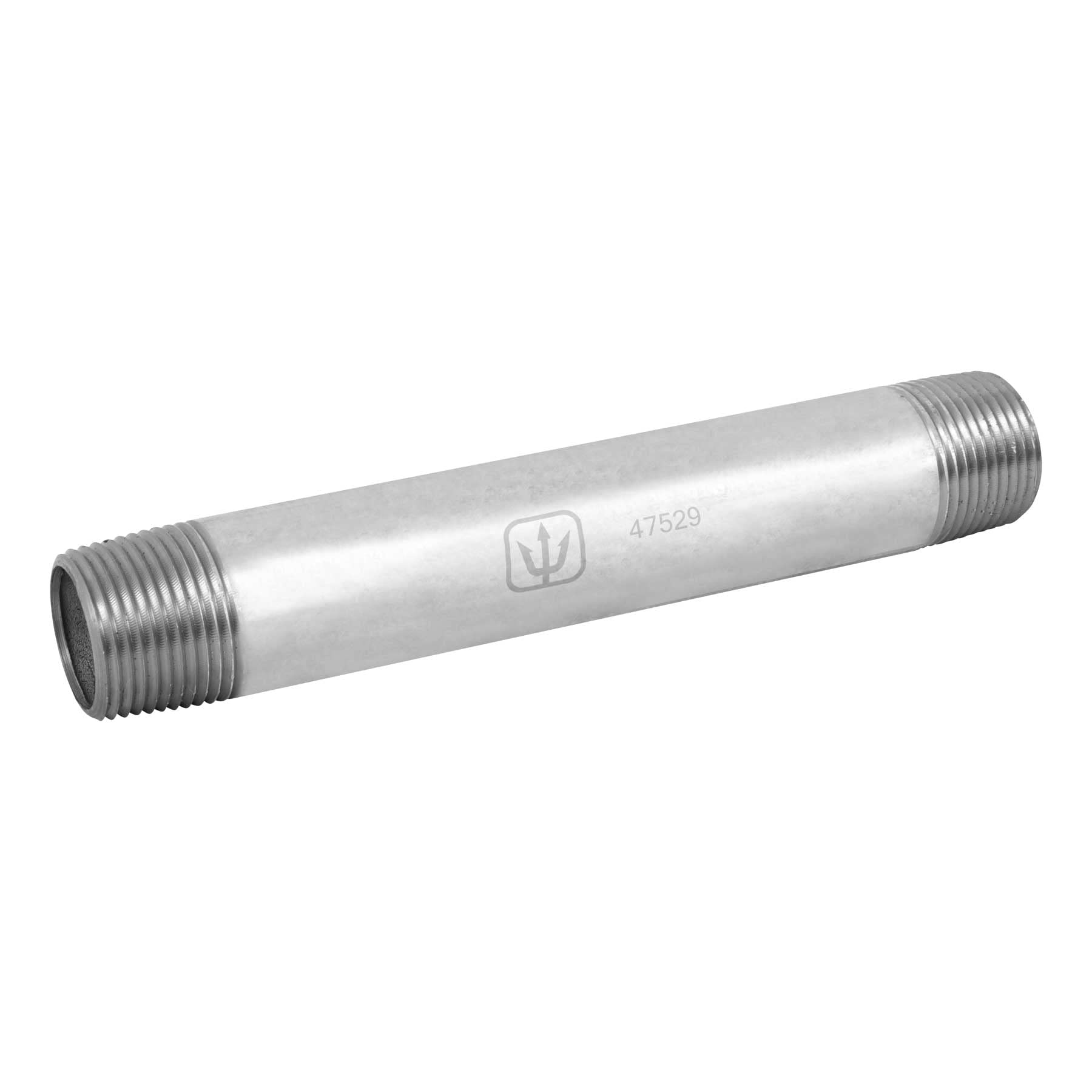 Foset CG-414, Niple de 3/4″ x 6″, acero galvanizado