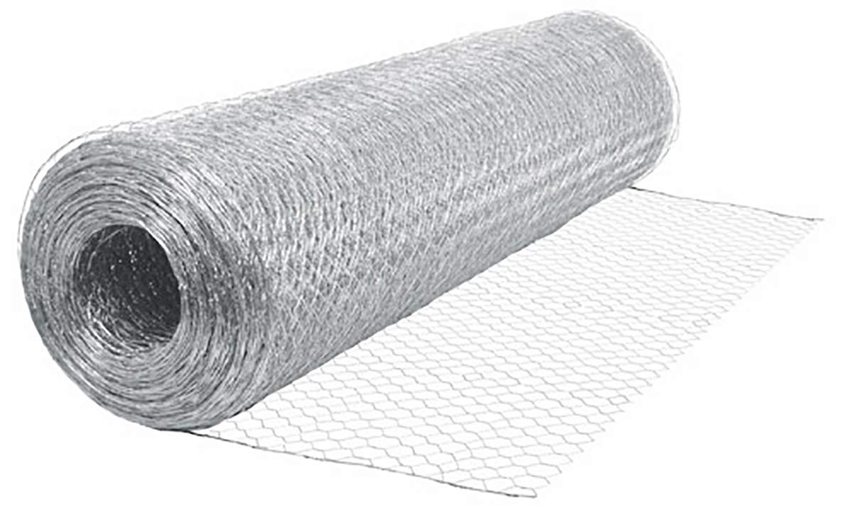 FIERO. Malla de acero galvanizado, hexagonal, 13 mm x 0.90 m 44655