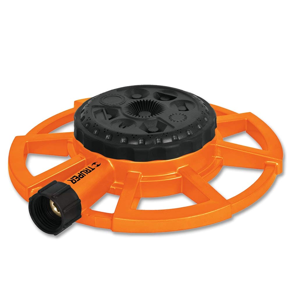 Truper ASP-8, Aspersor metálico, 8 funciones, base fabricada en aluminio - Carzamo.com