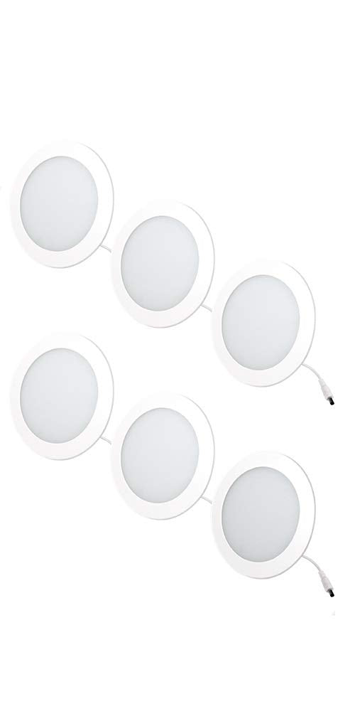 Aksi Luminario Empotrable Cuadrado, Luz Blanca, 6 W