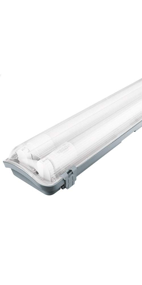LUMINARIO AKSI para Sobreponer de Tubo Led reemplazable, Largo 120 cm (NO incluye tubos LED)