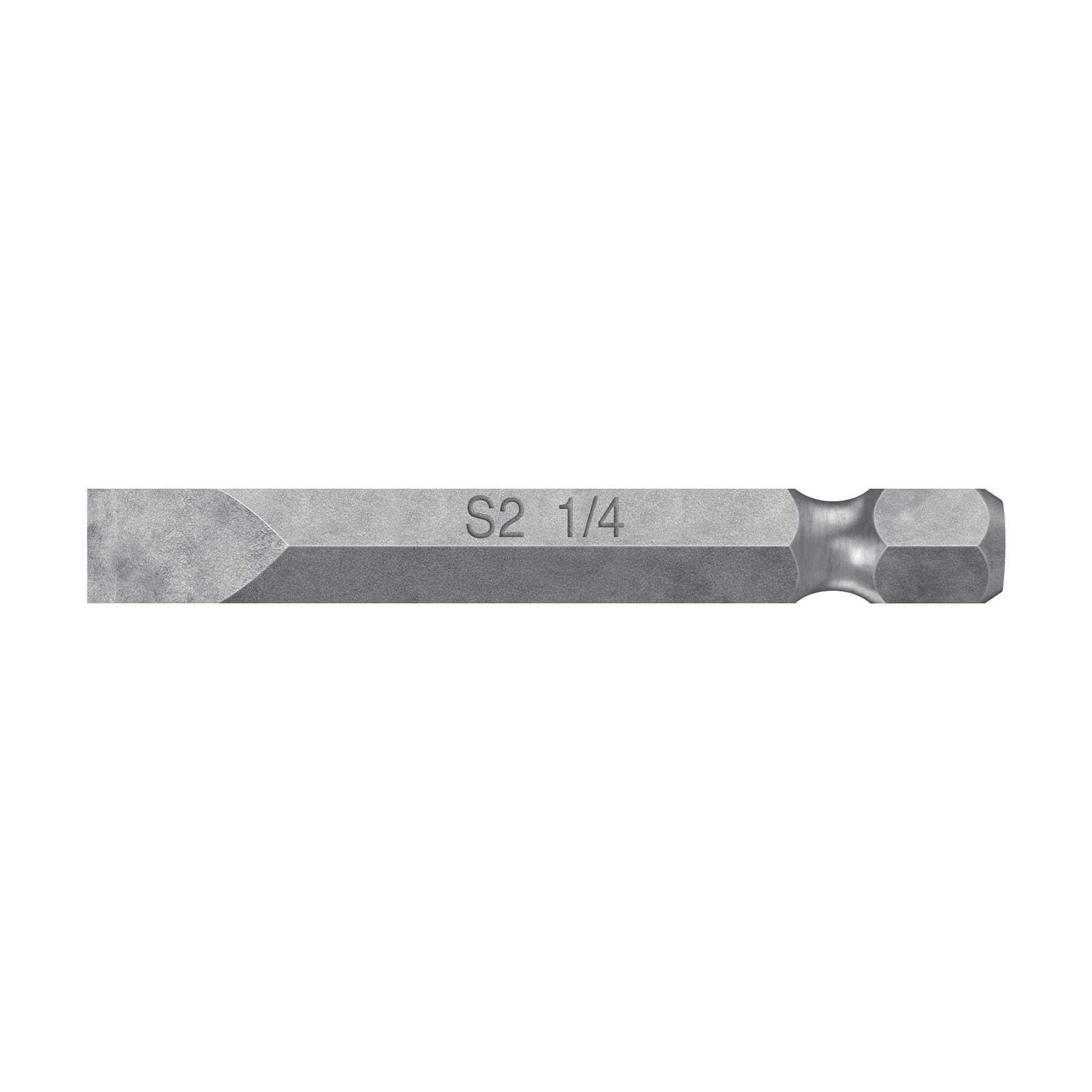 Truper Expert PUDE-3225, Estuche con 5 puntas planas de 1/4″ largo 2″ resistentes al desgaste