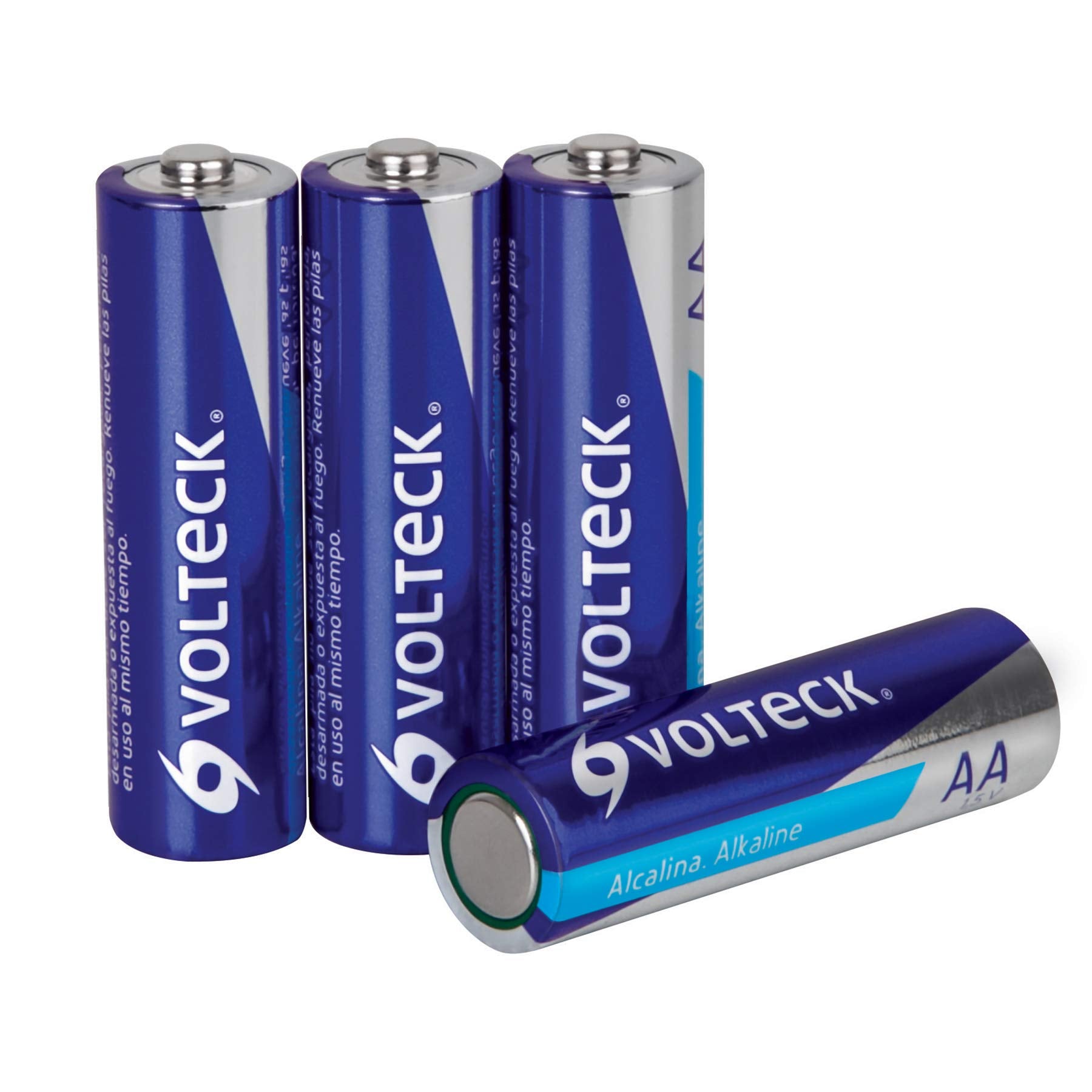 Volteck AL-AA, Pila alcalina tamaño AA, blíster con 4 pzas, máxima duración
