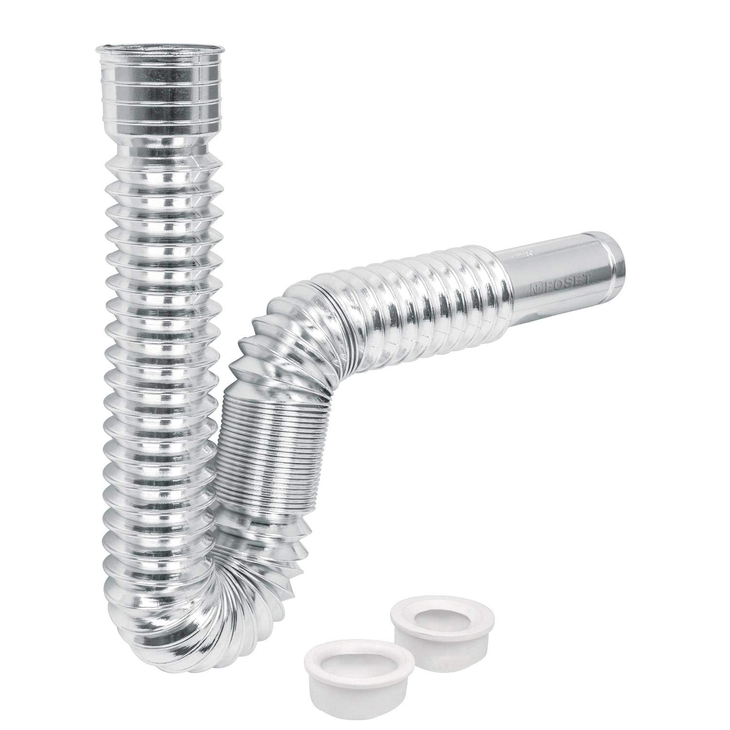 Foset CE-236, Céspol flexible p/lavabo y fregadero, polipropileno, cromo