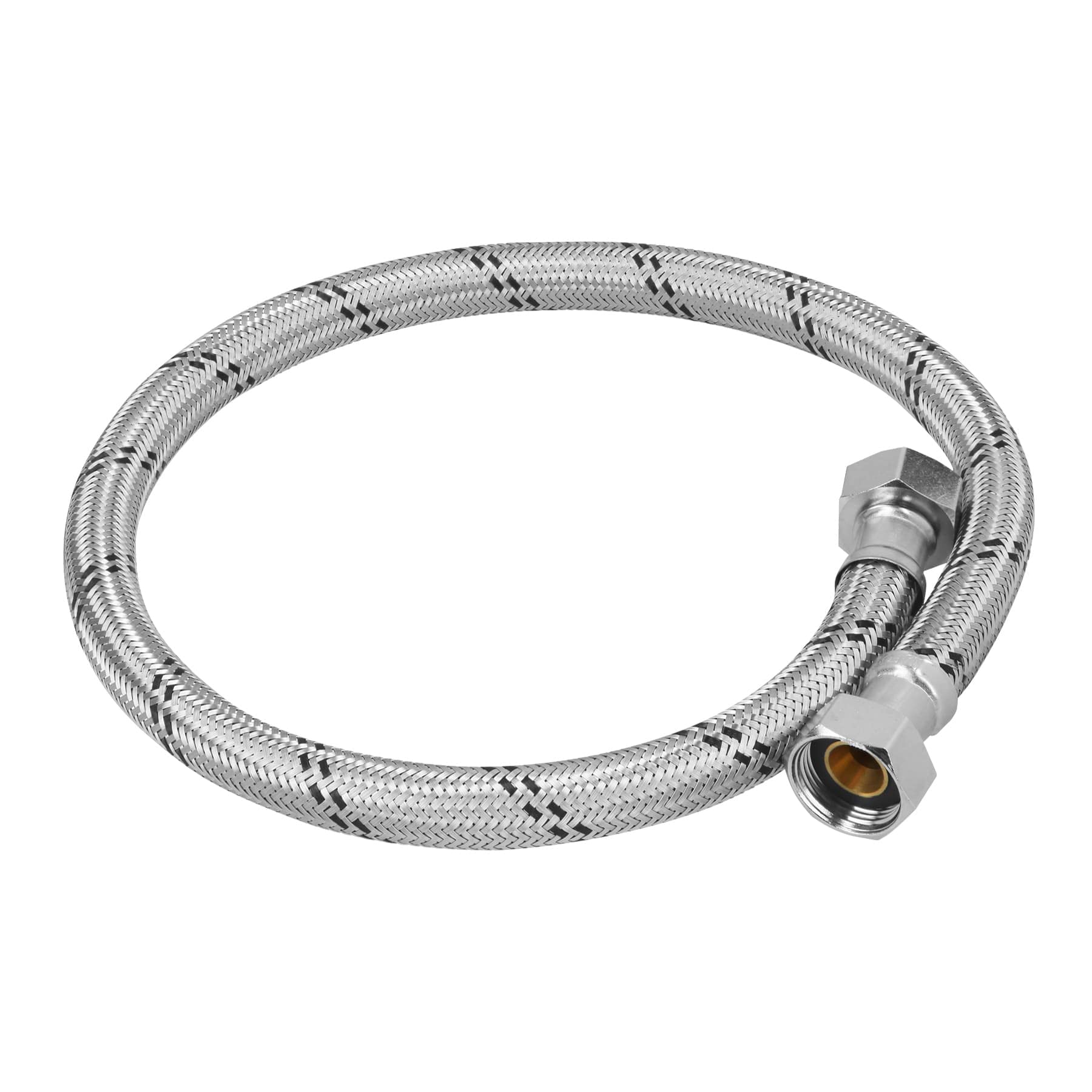 Foset FBO-1240X, Manguera flexible de 40 cm para boiler, trenzado de acero inoxidable