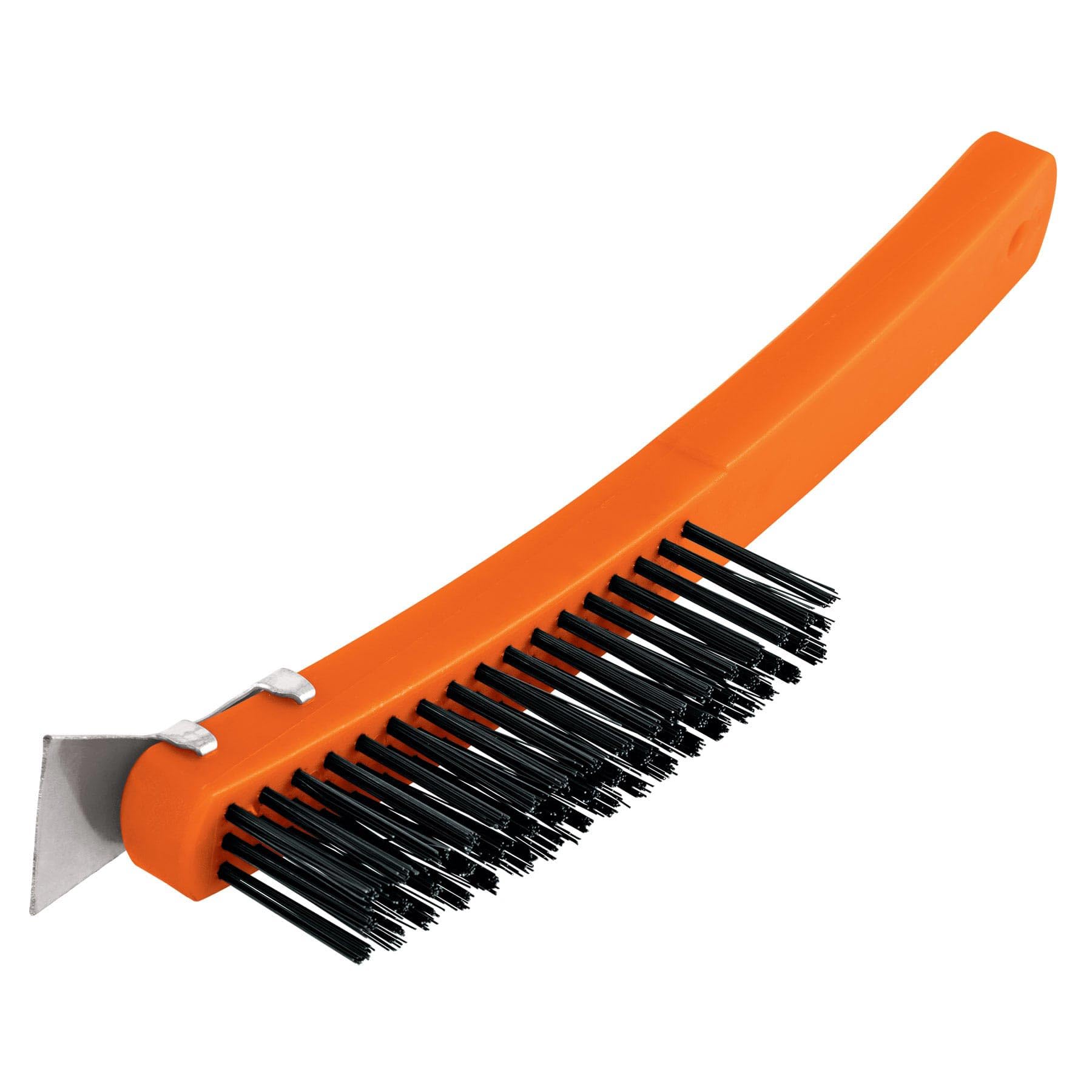 Truper CEA-18E, Cepillo de alambre con espátula, acero carbono, 51 pinceles