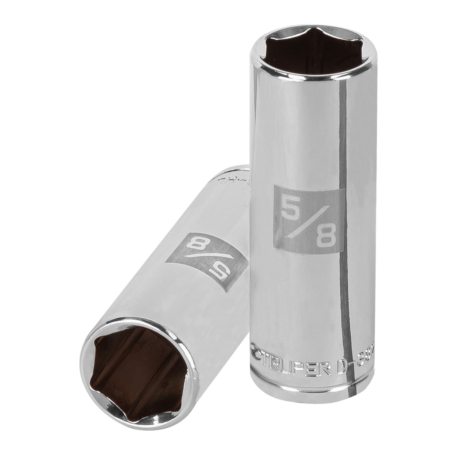 Truper D-3820-HL, Dado de 6 puntas, largo, cuadro 3/8″ de 5/8″