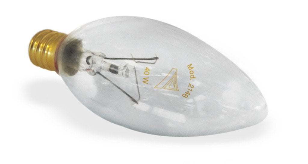 SANELEC, Foco Incandescente, Tipo Vela, Uso Decorativo, 40 W, Base E12, Modelo 2146