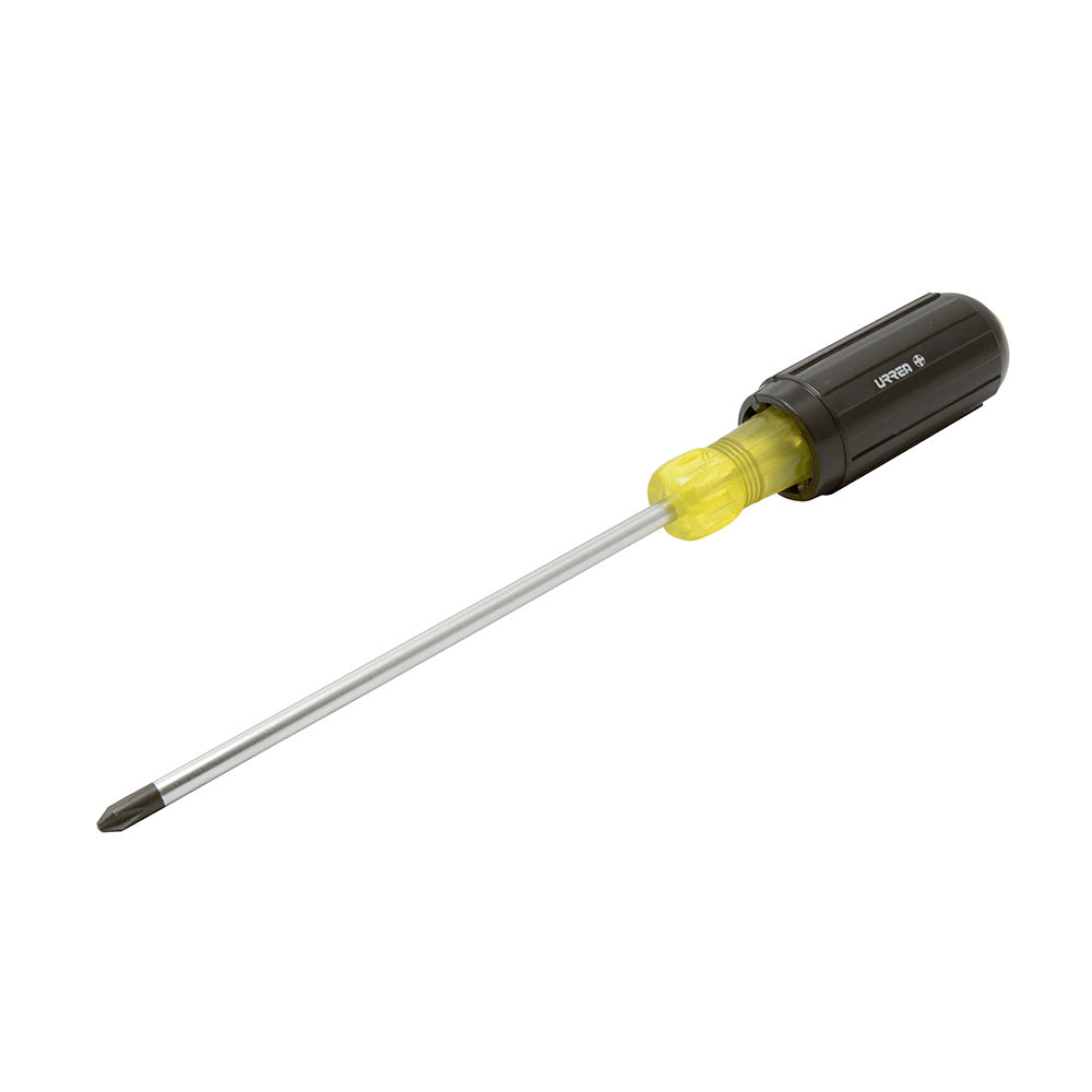 Destornillador con mango cushion grip, punta Phillips barra redonda #1 x 3" Urrea