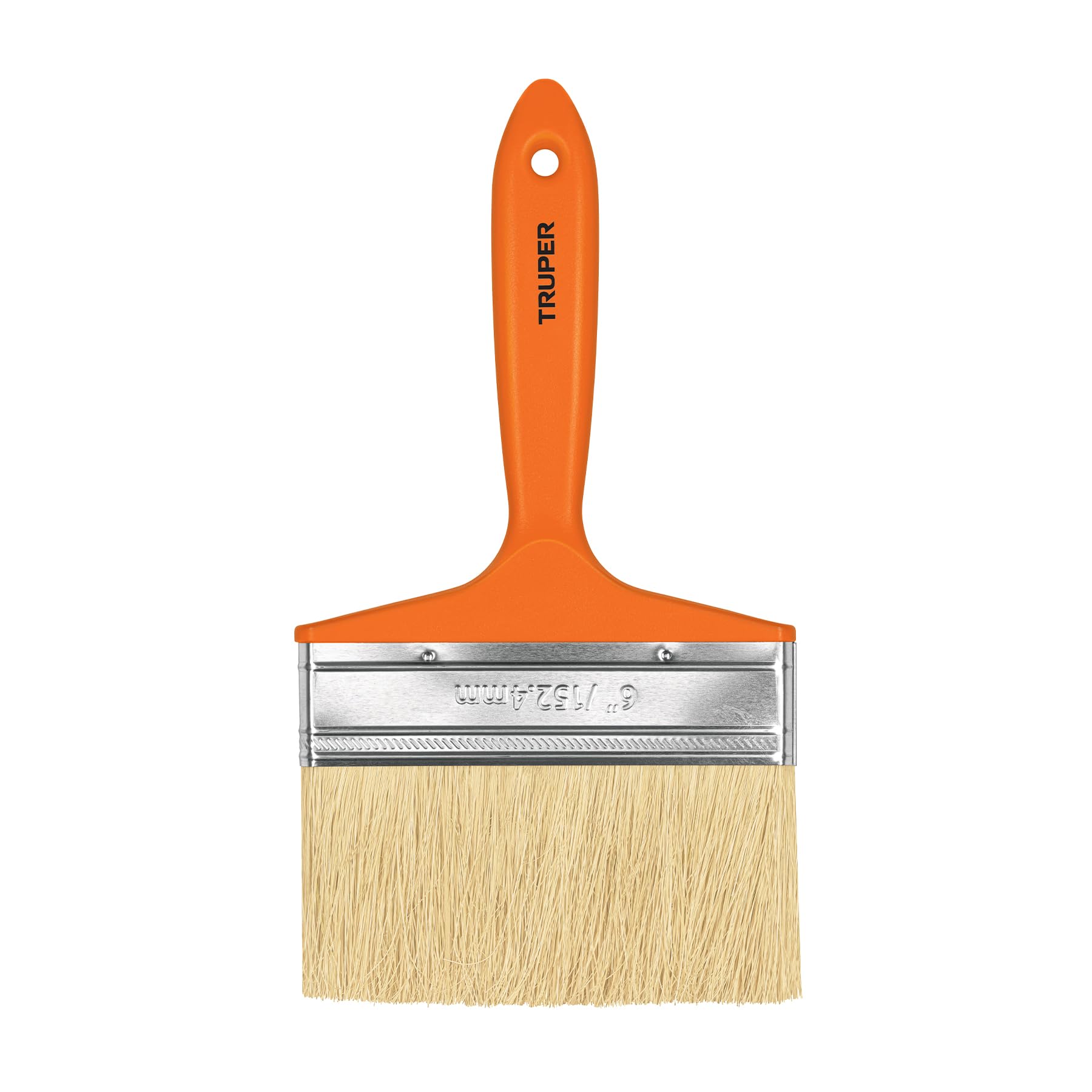 Truper BREN-6, Brocha para encalar, mango de plástico, 6″ - Carzamo.com