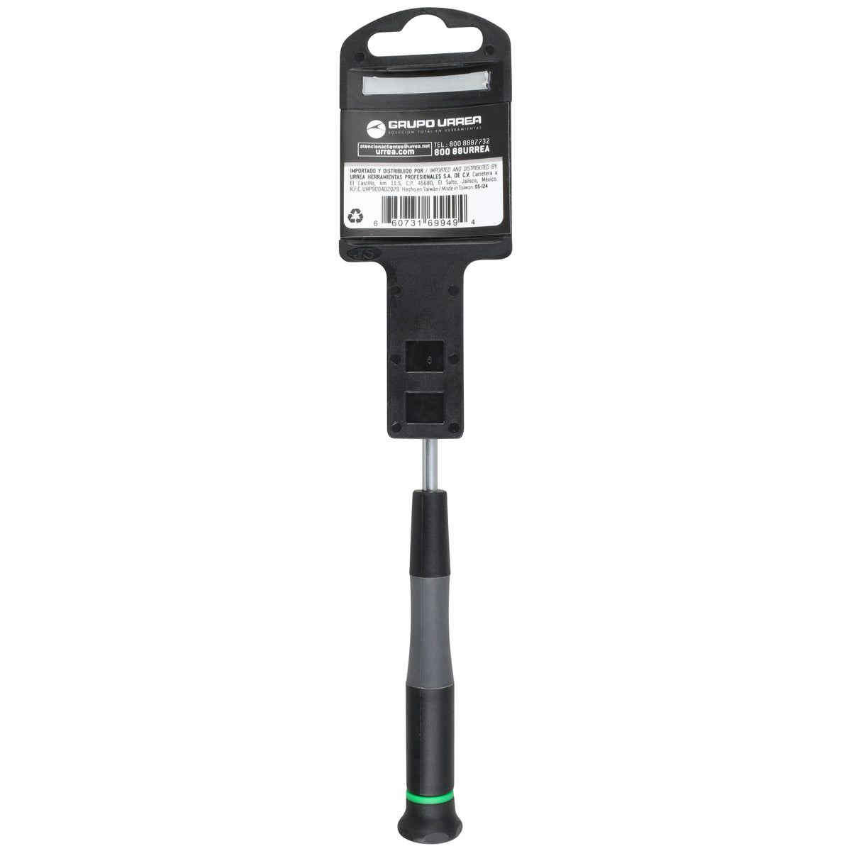 Destornillador de precisión ESD anti-estáticos, punta Torx  T6 x 2-3/8" Urrea