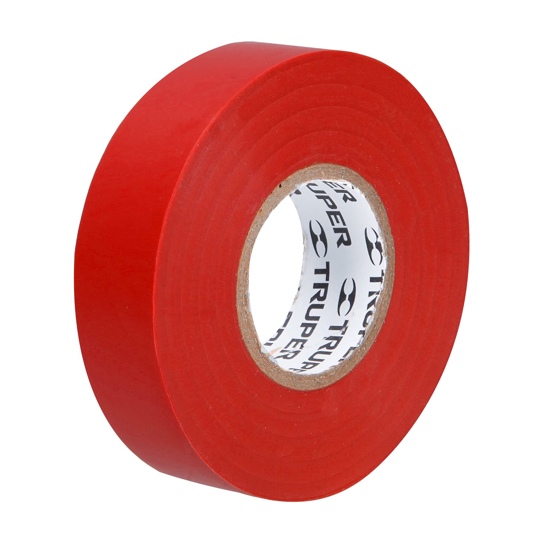 Truper M-33R, Cinta de aislar, 18 m x 19 mm, roja, adhesivo acrílico