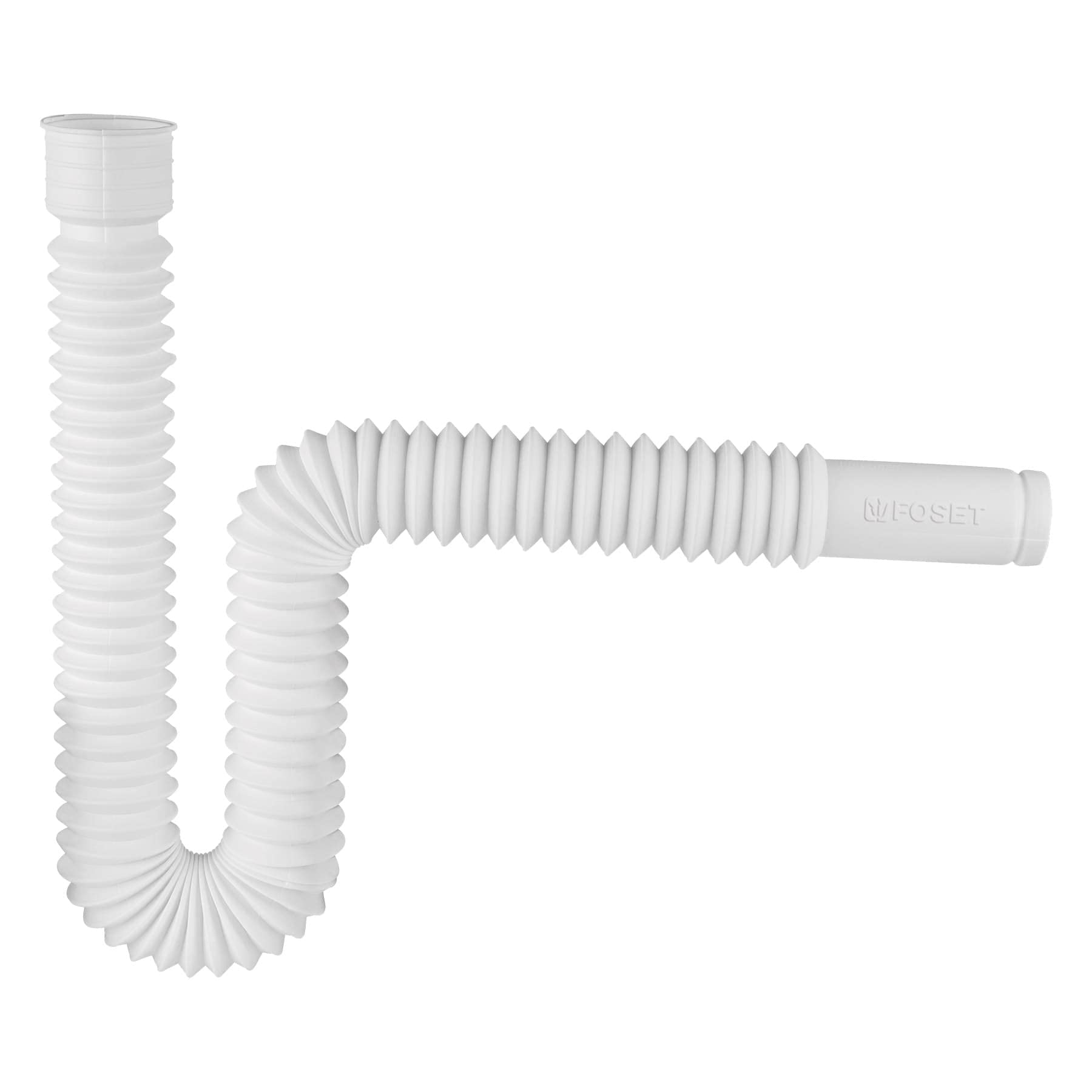 Foset CE-232, Céspol flexible de polietileno sin contra blanco, con adaptadores