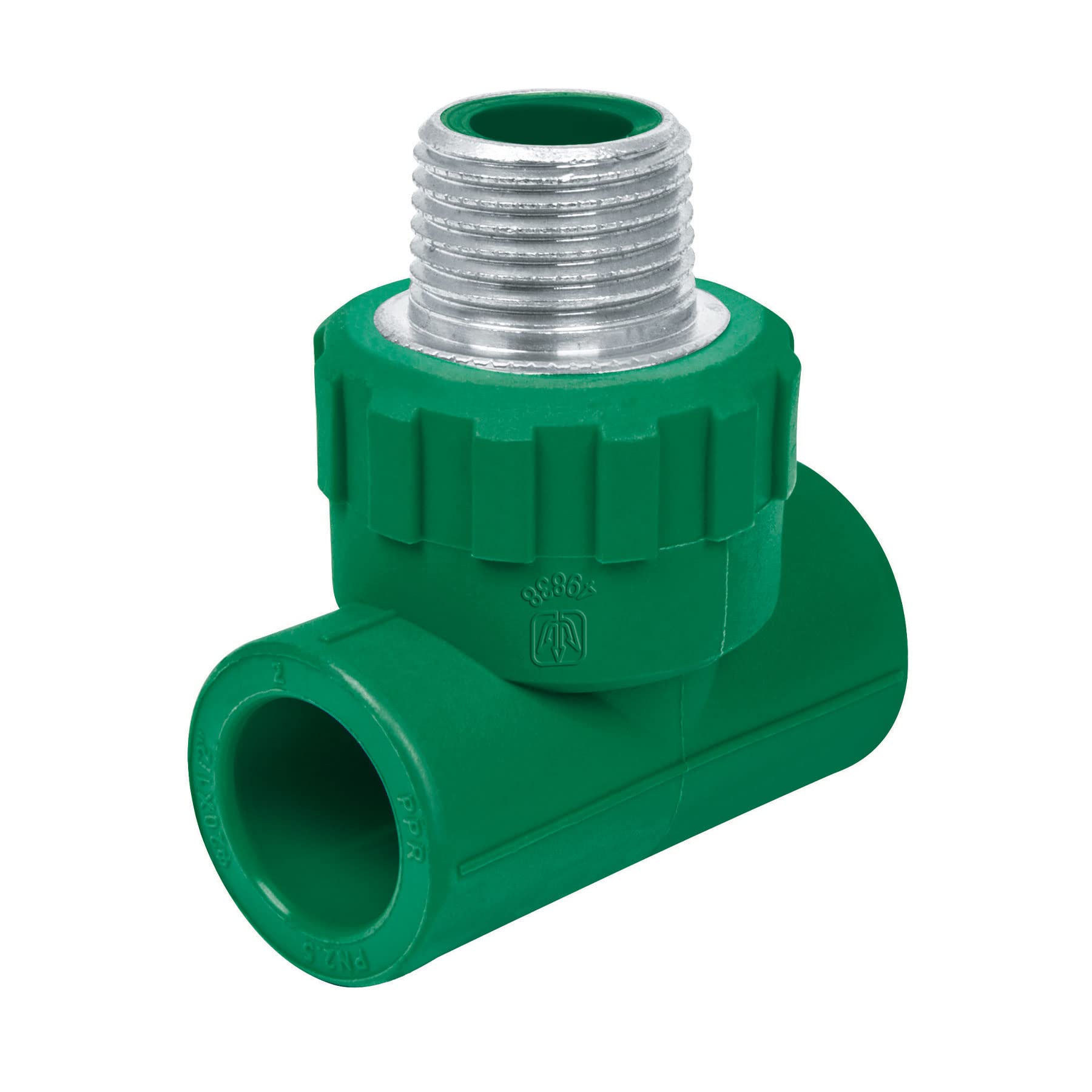 Foset Termoflow CV-711, Tee rosca central macho de PP-R, 1/2″