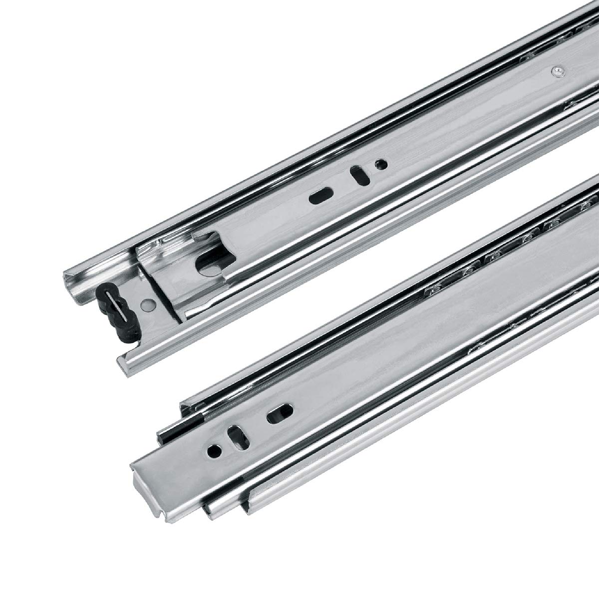 HERMEX Extensión completa deslizante de 45 mm, cajón de 35 cm, 2 unidades