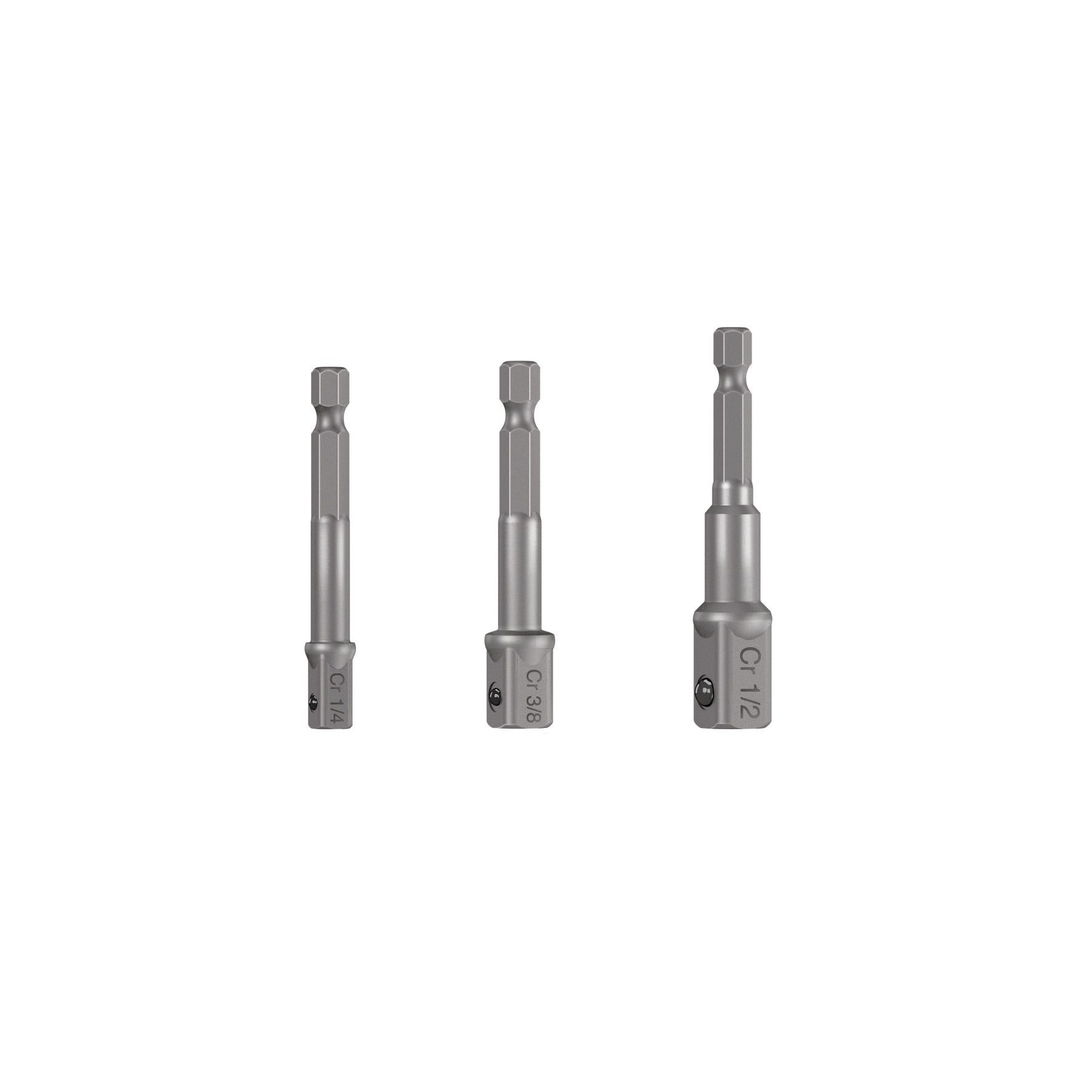 Truper ADA-3 Juego de adaptadores para dados, 1/4″, 3/8″ y 1/2″, 3 piezas, color, pack of/paquete de 1