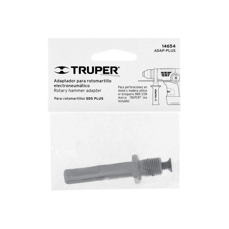 Adaptador para Rotomartillo Truper ADAP-PLUS SDS Plus a Mandril Convencional - Carzamo.com