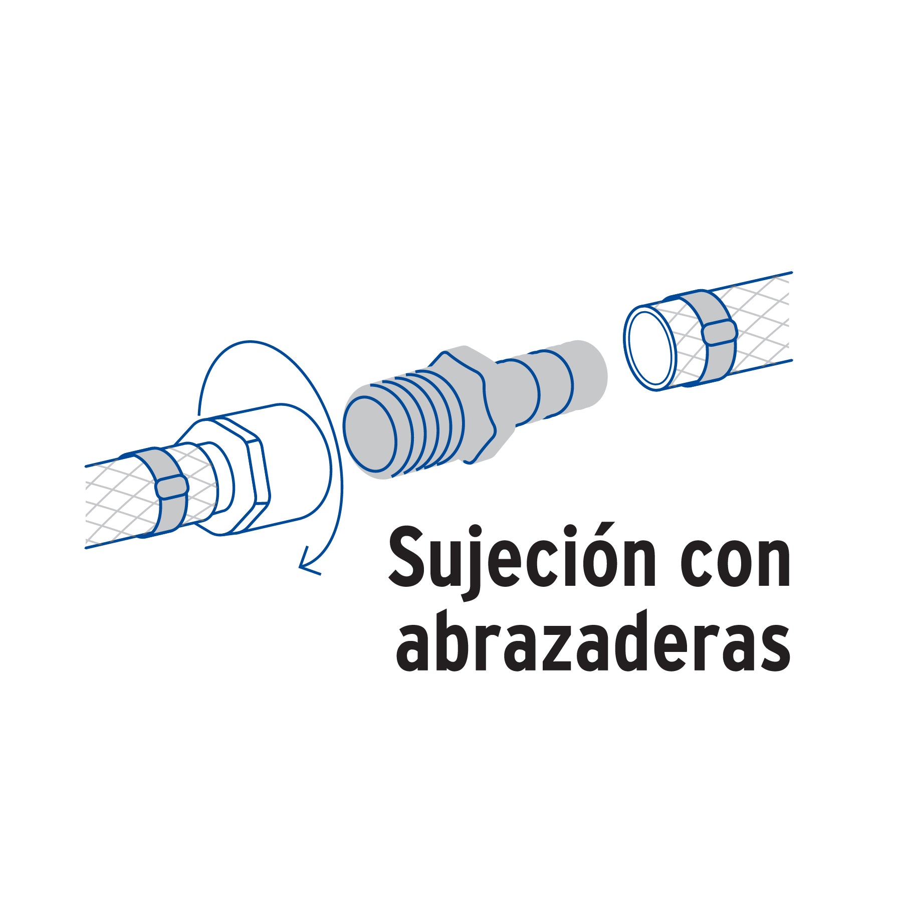 Foset ADPO-1/2M Adaptador macho para poliducto, 1/2″