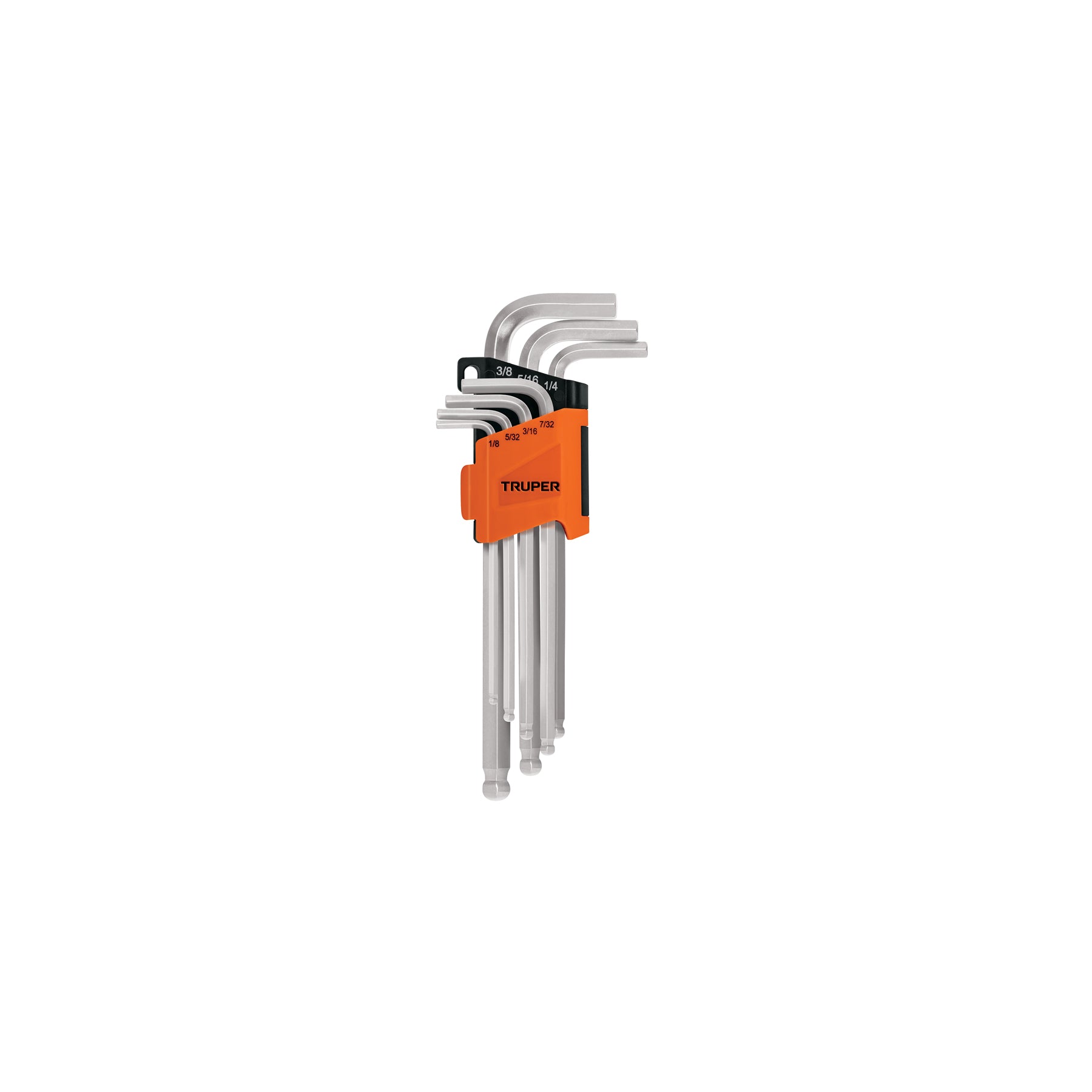 Truper ALLX-7P, Juego de llaves Allen, extralargas, 7 piezas