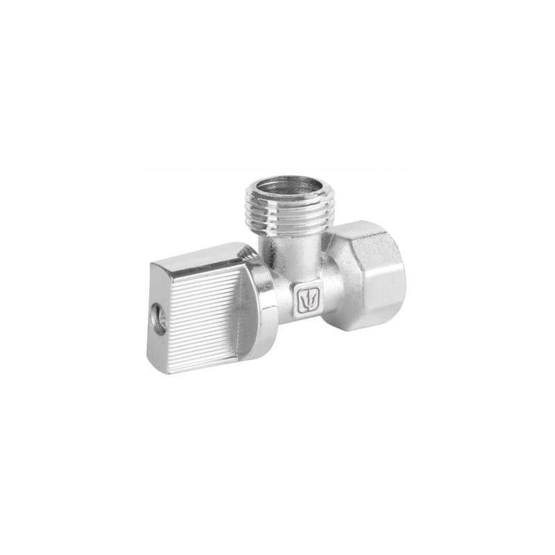 Llave angular 1/2", 1/4 de vuelta, roscable, BASIC - Carzamo.com