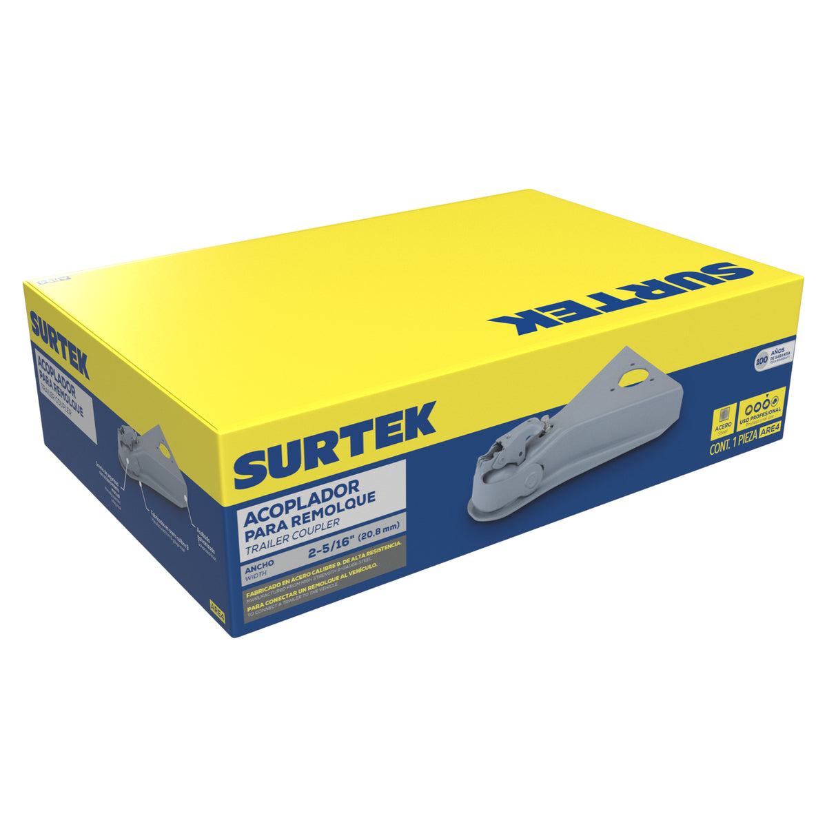 Acoplador para remolque tipo "A", 2-5/16" Surtek