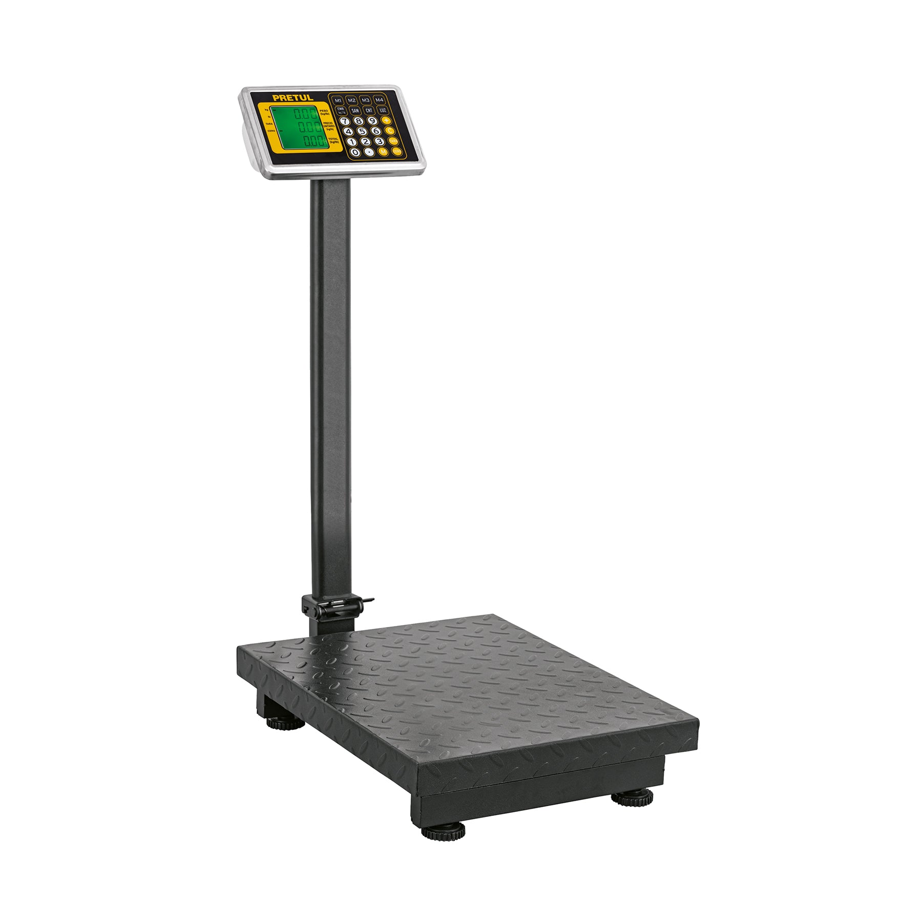 Báscula electrónica de plataforma, plegable, 200 kg. PRETUL