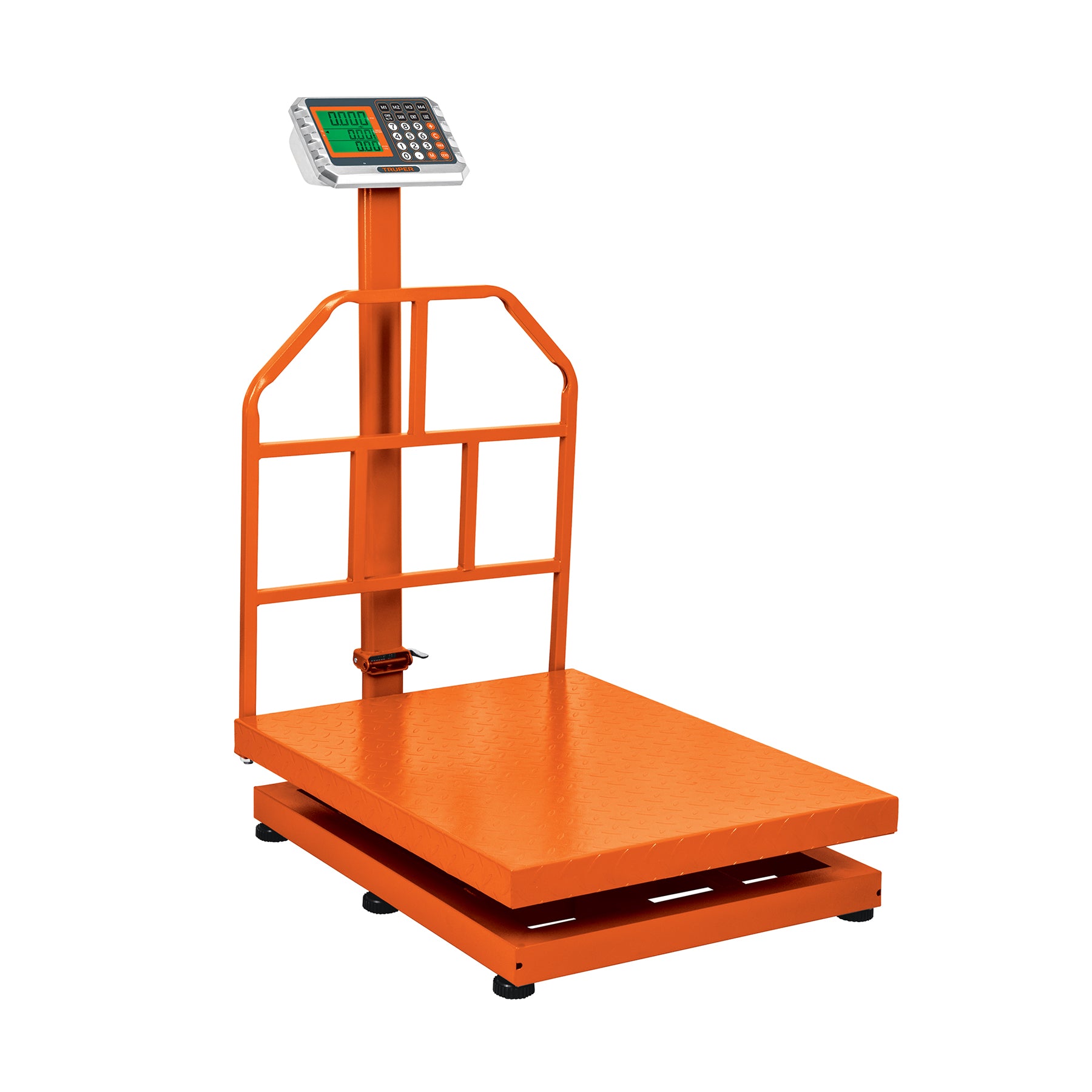 Báscula electrónica de plataforma, plegable, 600 kg, TRUPER