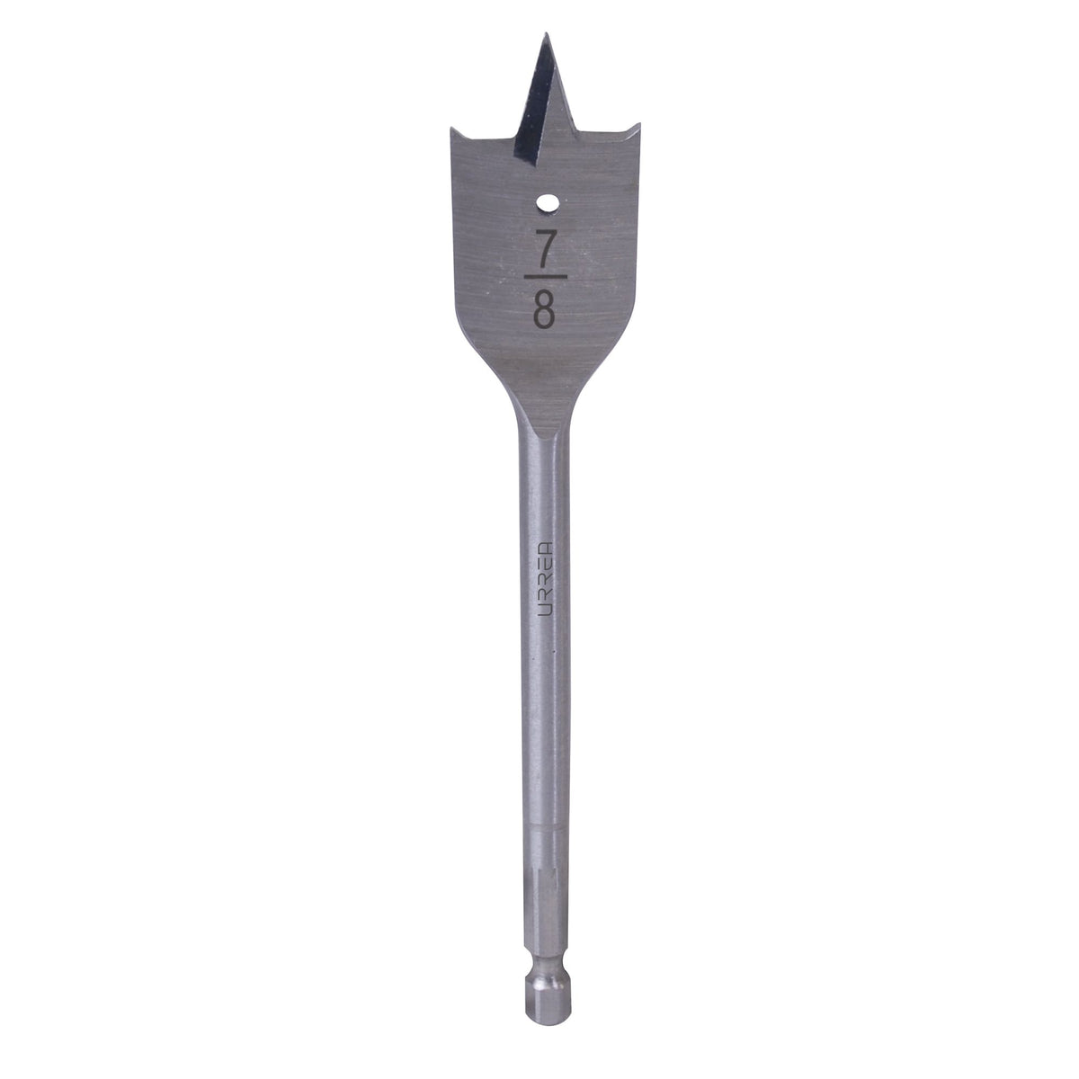 Broca para madera de acero al carbono tipo manita 7/16" zanco de 1/4" Urrea