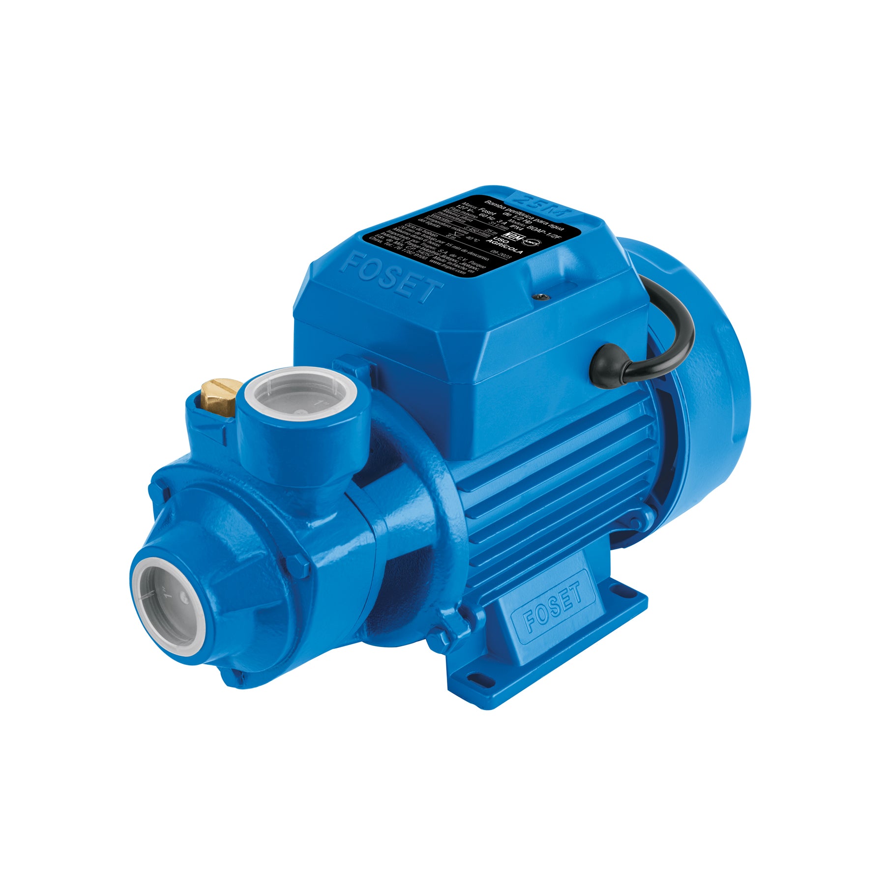 Foset BOAP-1/2F, Bomba eléctrica periférica para agua 1/2 HP uso agrícola - Carzamo.com