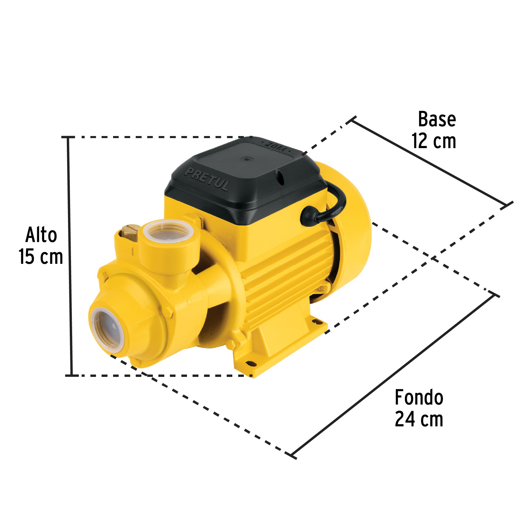 Pretul BOAP-1/2P3, Bomba eléctrica periférica para agua 1/2 Hp uso agrícola - Carzamo.com