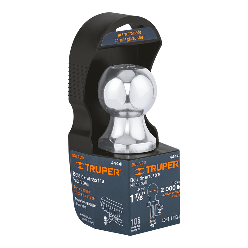 Bola de arrastre para remolque, 2", 3,500 lb, TRUPER - Carzamo.com