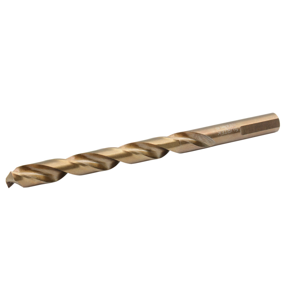 Broca con cobalto de acero de alta velocidad 1/8" zanco recto en blíster Surtek