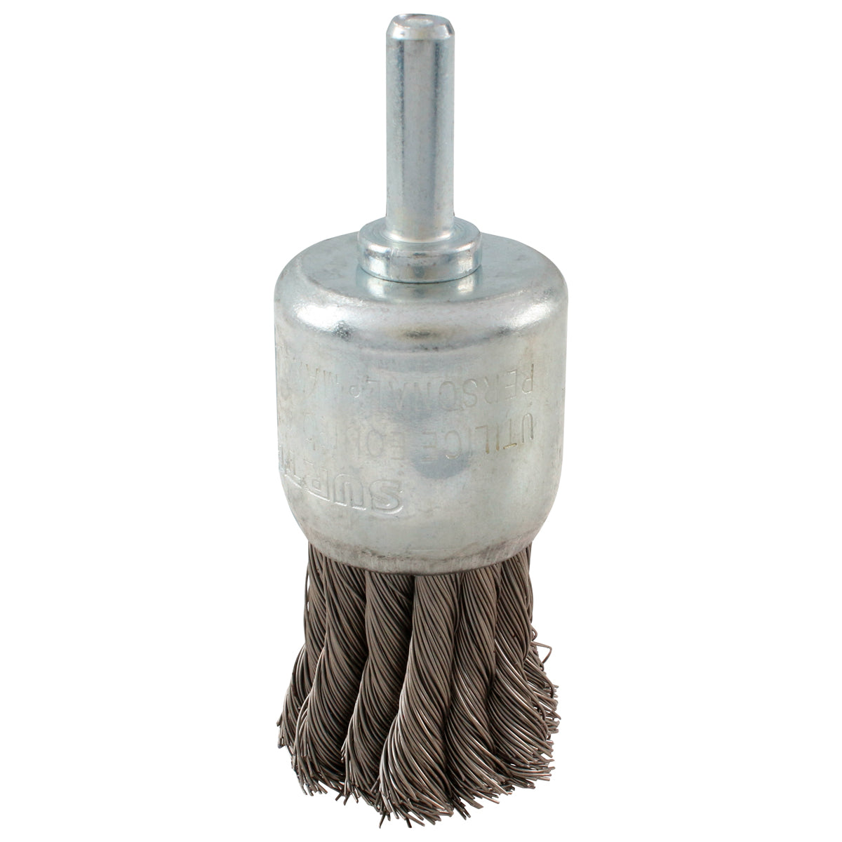 Carda copa trenzada alambre delgado 1-1/8" x 0.35 mm con zanco 1/4" Surtek