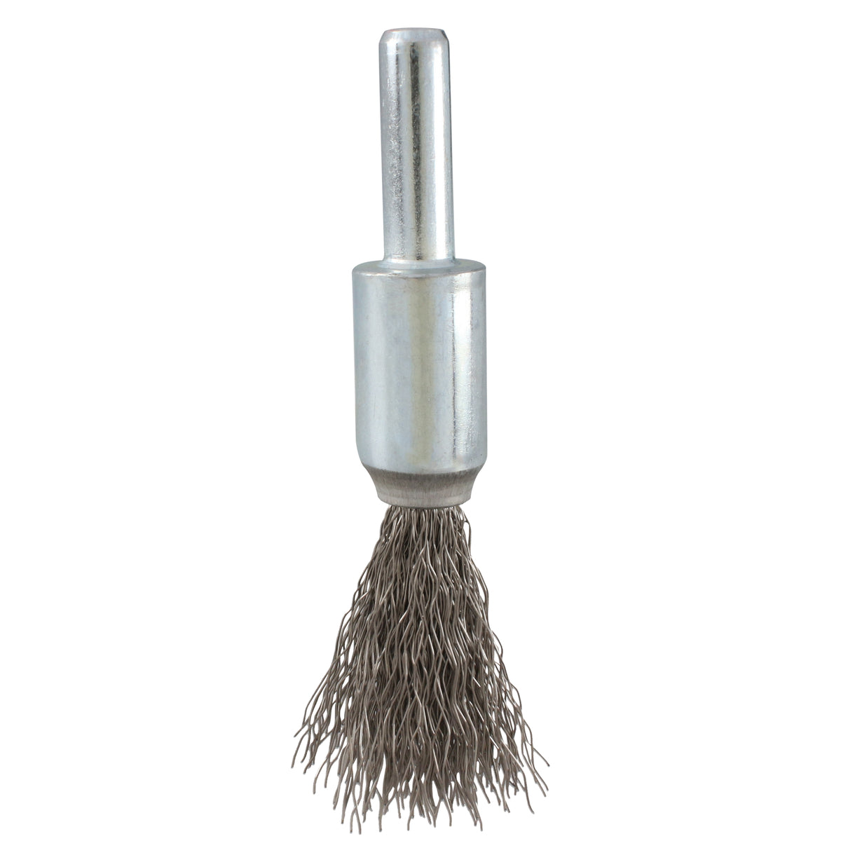 Carda copa ondulada alambre fino acero inoxidable 1/2" x 0.20 mm con zanco 1/4" Surtek