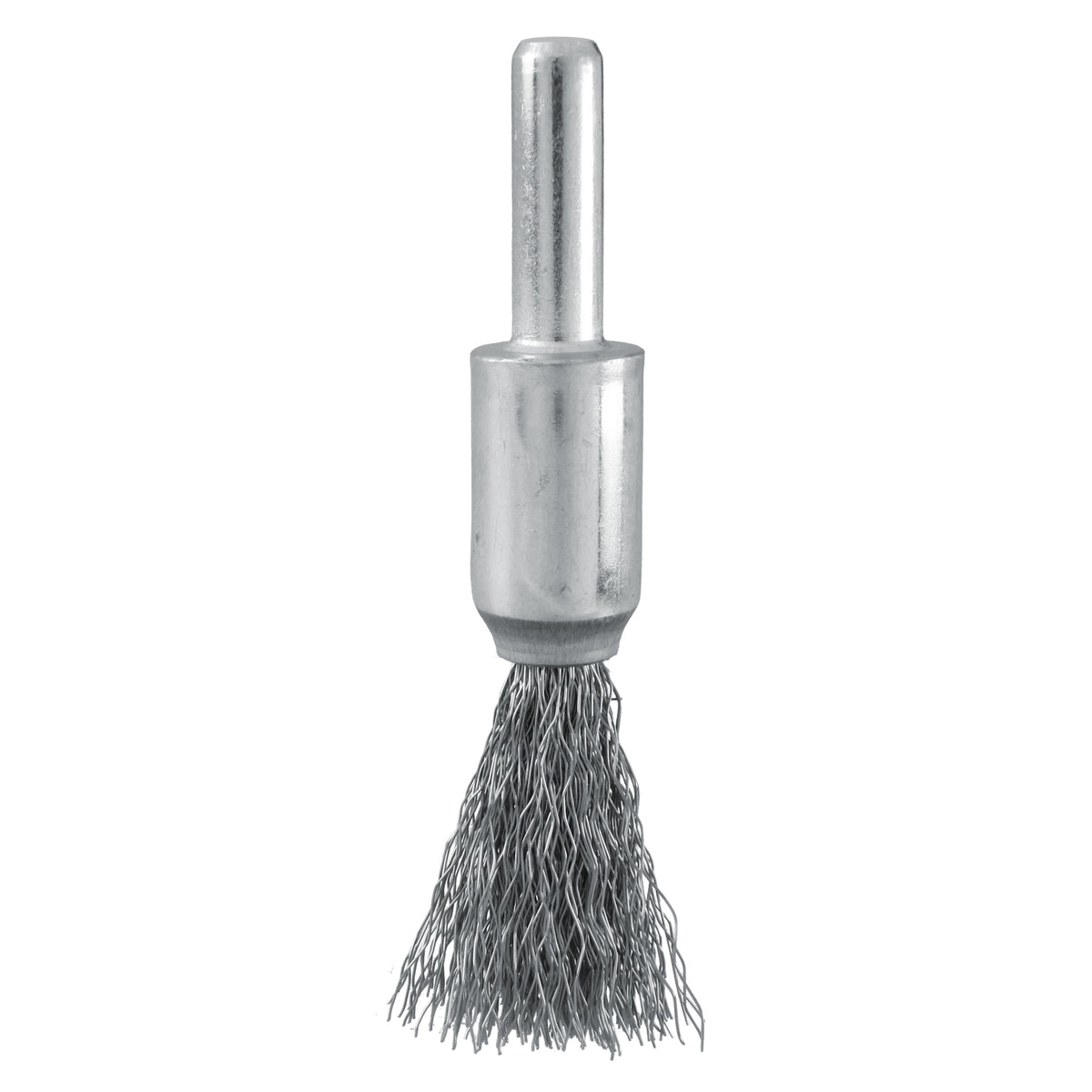 Carda copa ondulada alambre delgado acero inoxidable 1/2" x 0.30 mm con zanco 1/4" Surtek