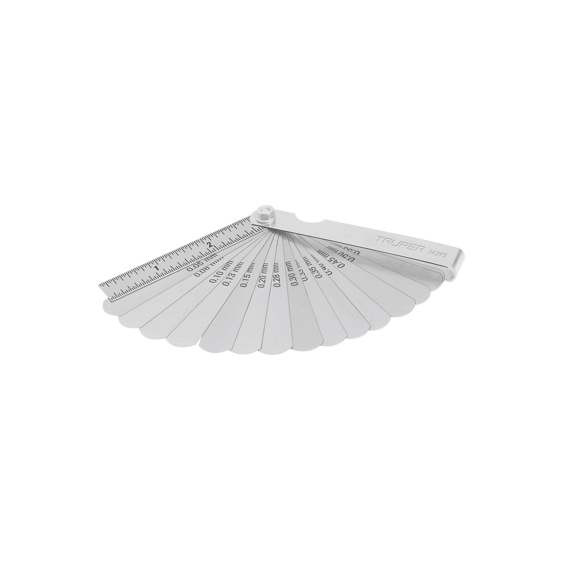 Truper CAL-15, Calibrador de 15 hojas std / mm, fabricadas en acero al manganesio