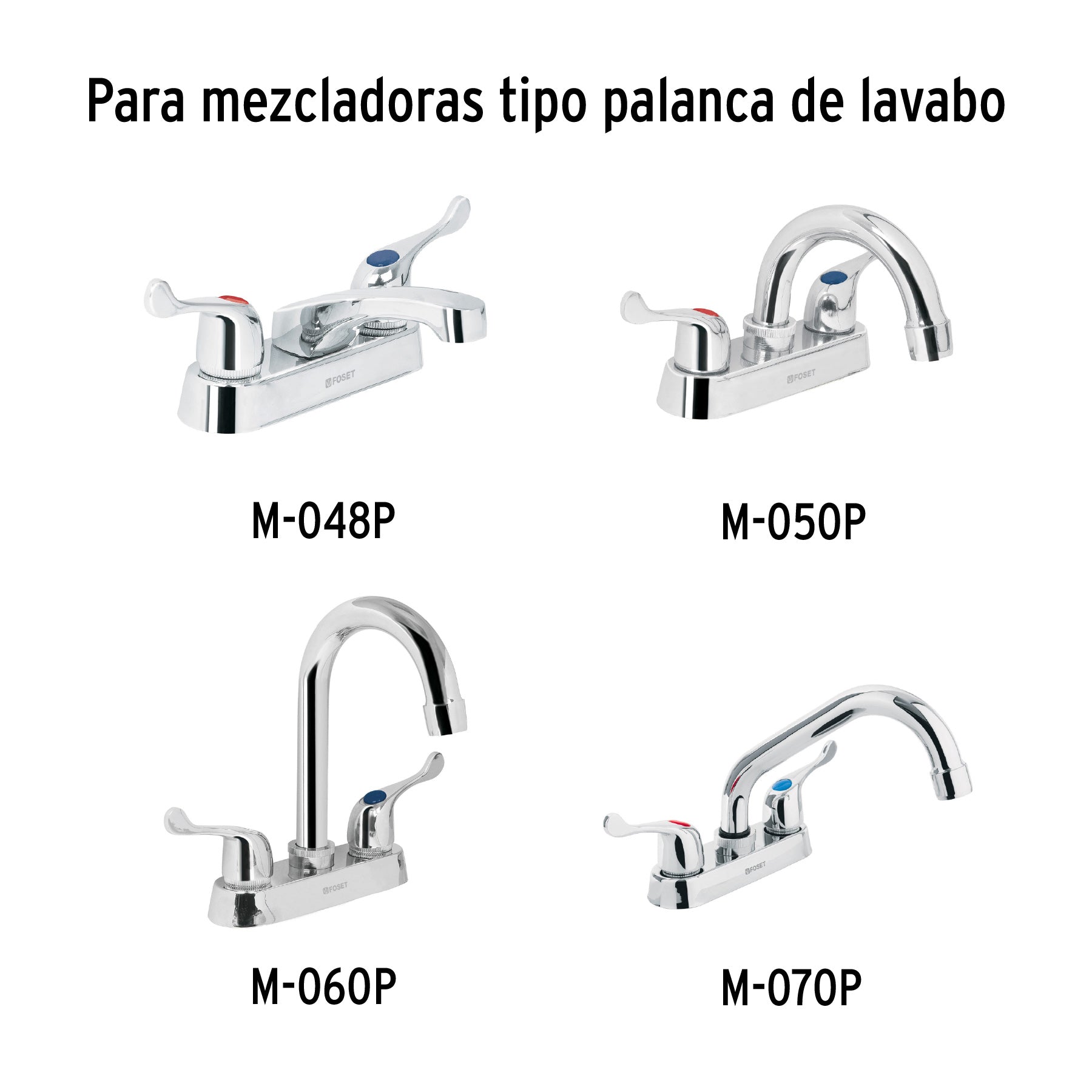 Foset CARCE-8, Cartuchos de repuesto para mezcladoras palanca, 2 pzas