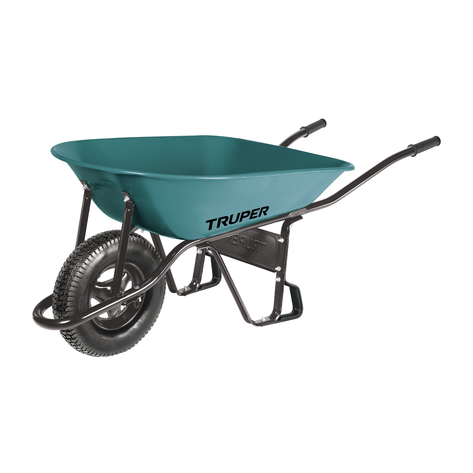 Truper CAT-15ND, Carretilla 5 ft3, llanta neumática reforzada