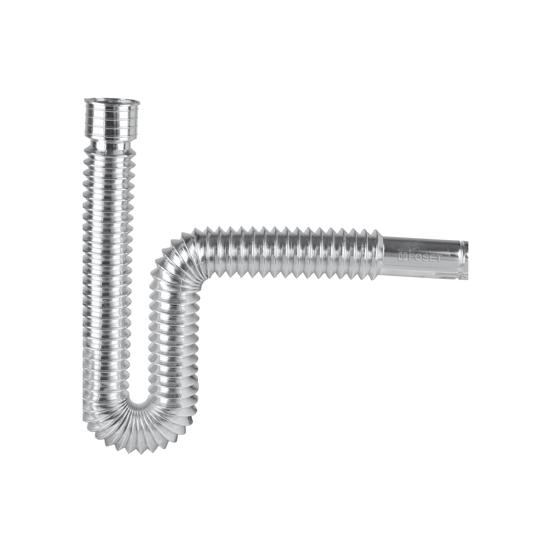 Foset CE-236, Céspol flexible p/lavabo y fregadero, polipropileno, cromo
