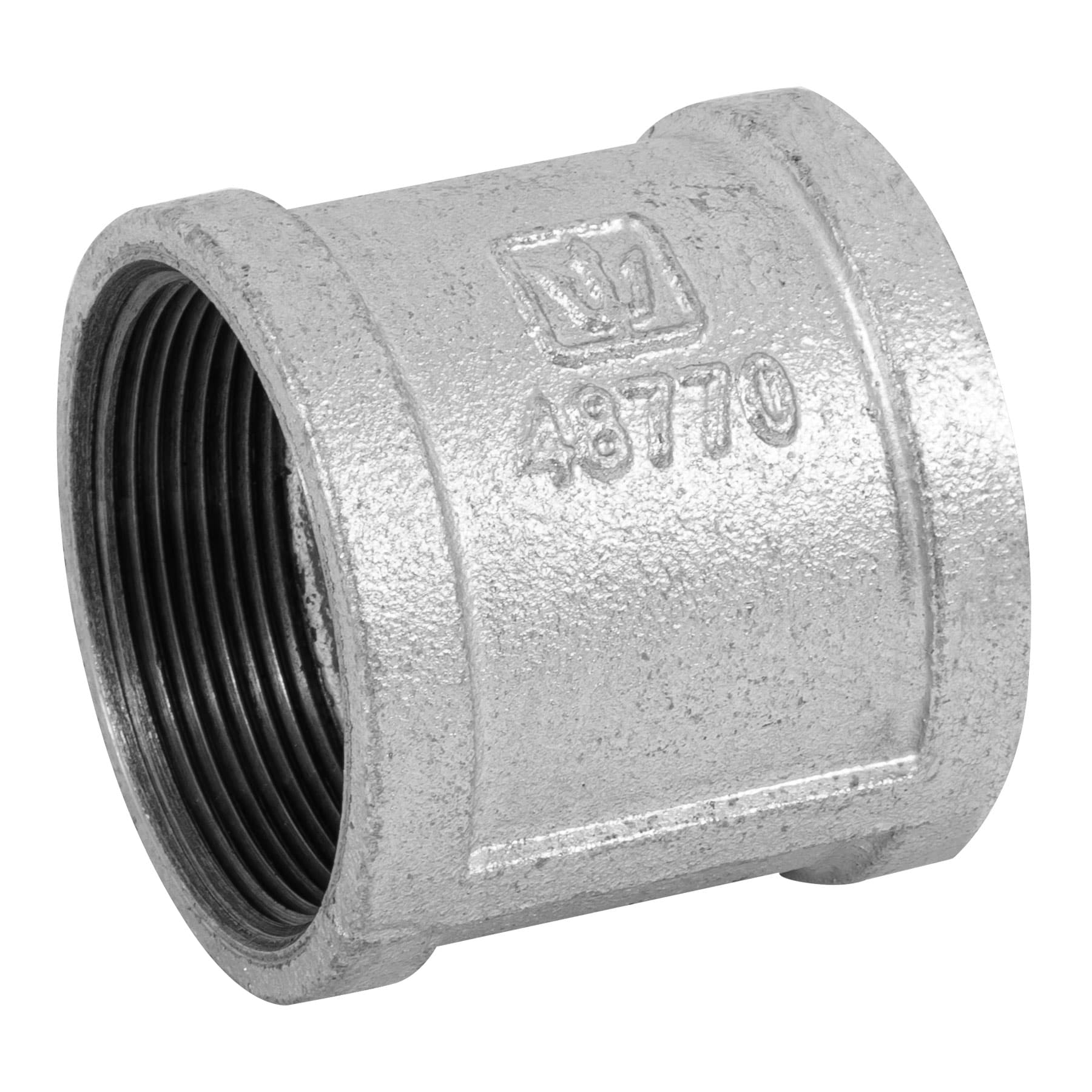 Cople reforzado, acero galvanizado, 2' Foset