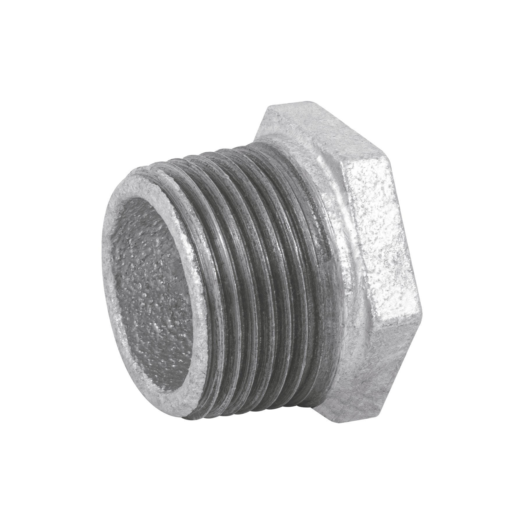 Foset CG-232, Reducción bushing de 1″ x 1/2″, acero galvanizado