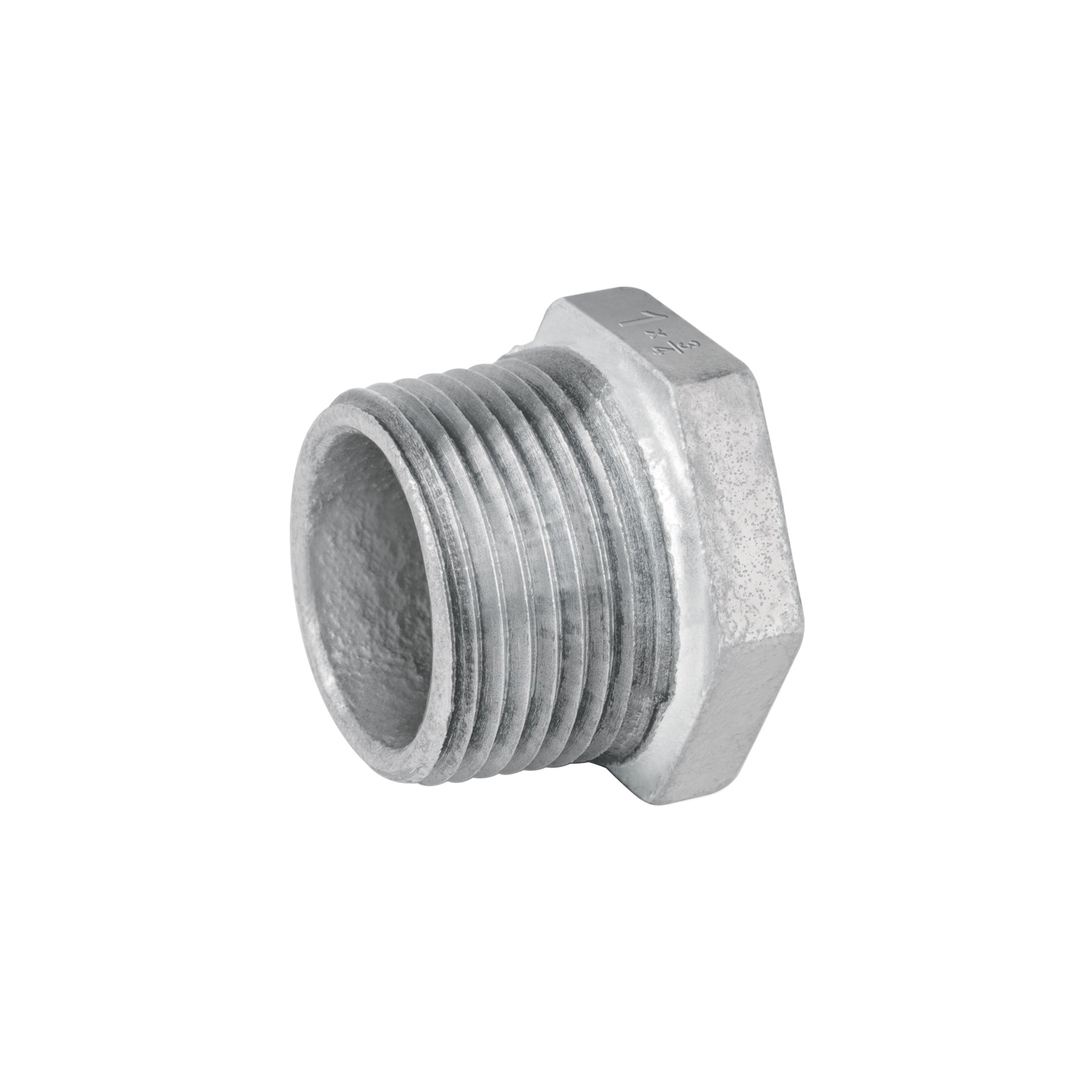 Foset CG-233, Reducción bushing de 1″ x 3/4″, acero galvanizado