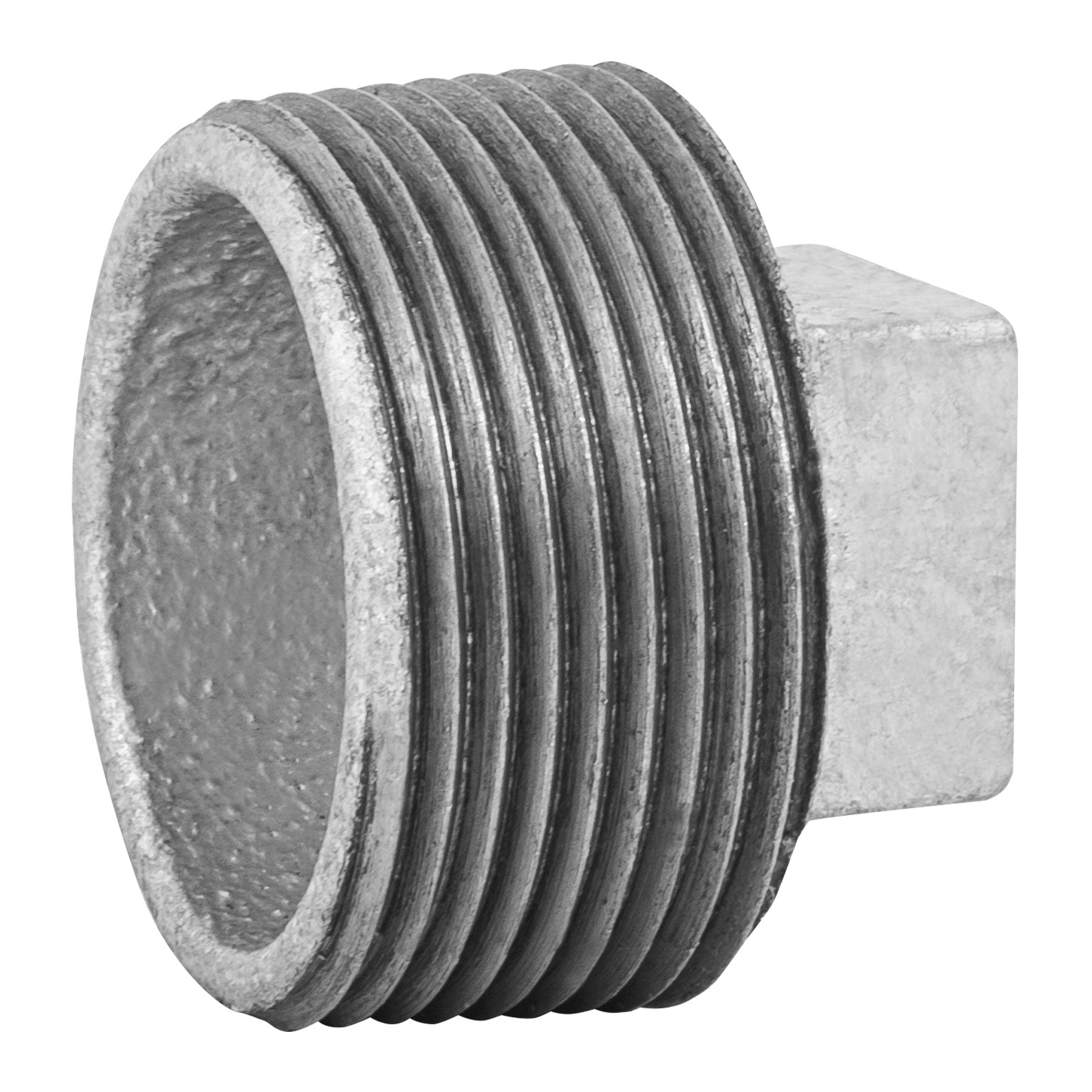 Tapón macho, acero galvanizado, 1-1/4' Foset