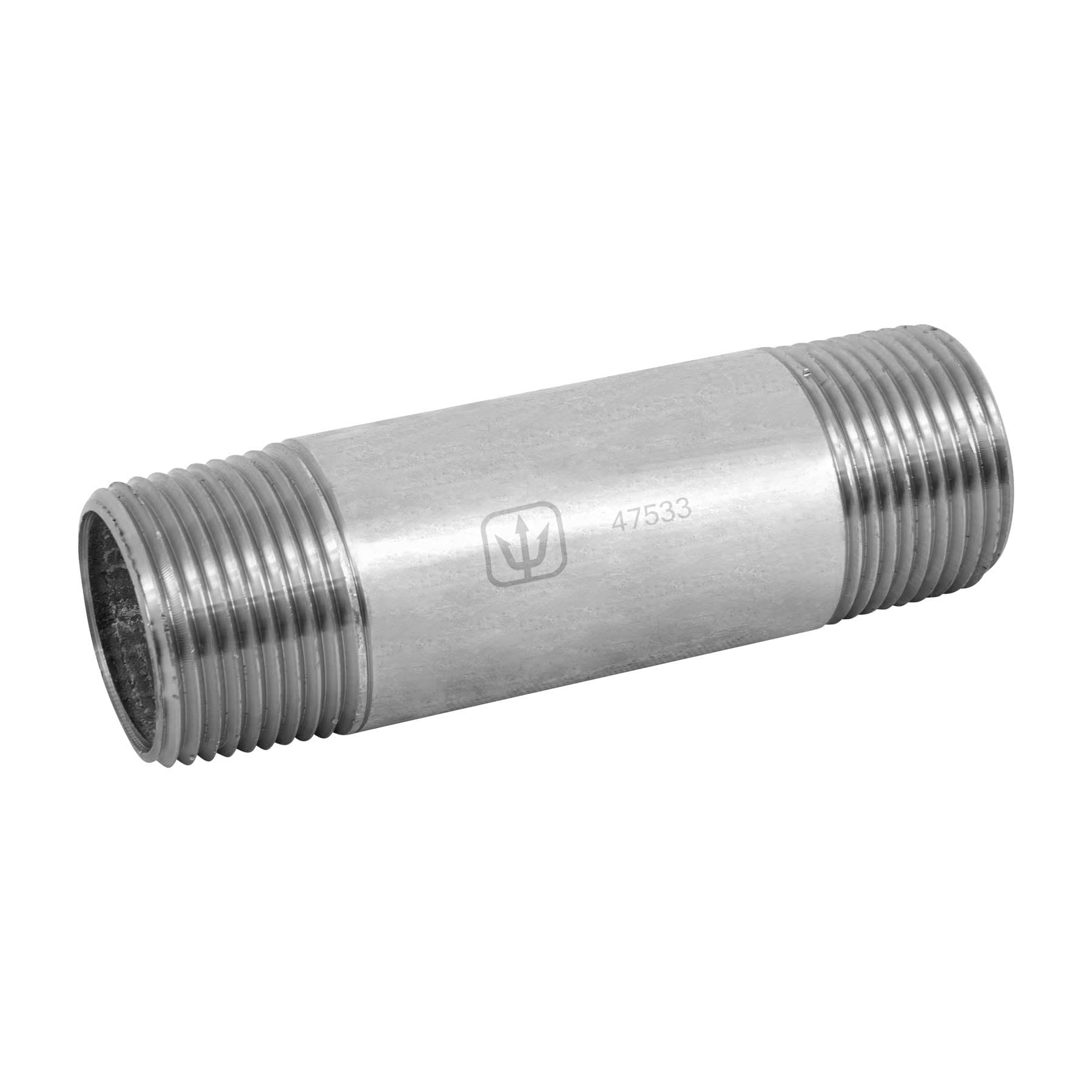 Foset CG-418, Niple de 1″ x 4″, acero galvanizado